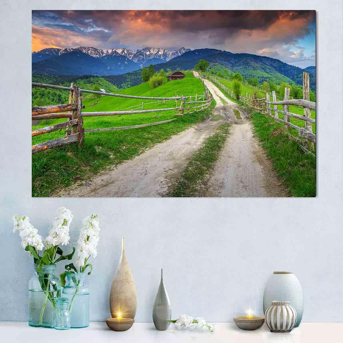Tablou Canvas - Peisaj alpin de vara