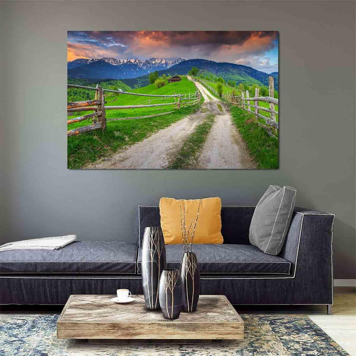 Tablou Canvas - Peisaj alpin de vara