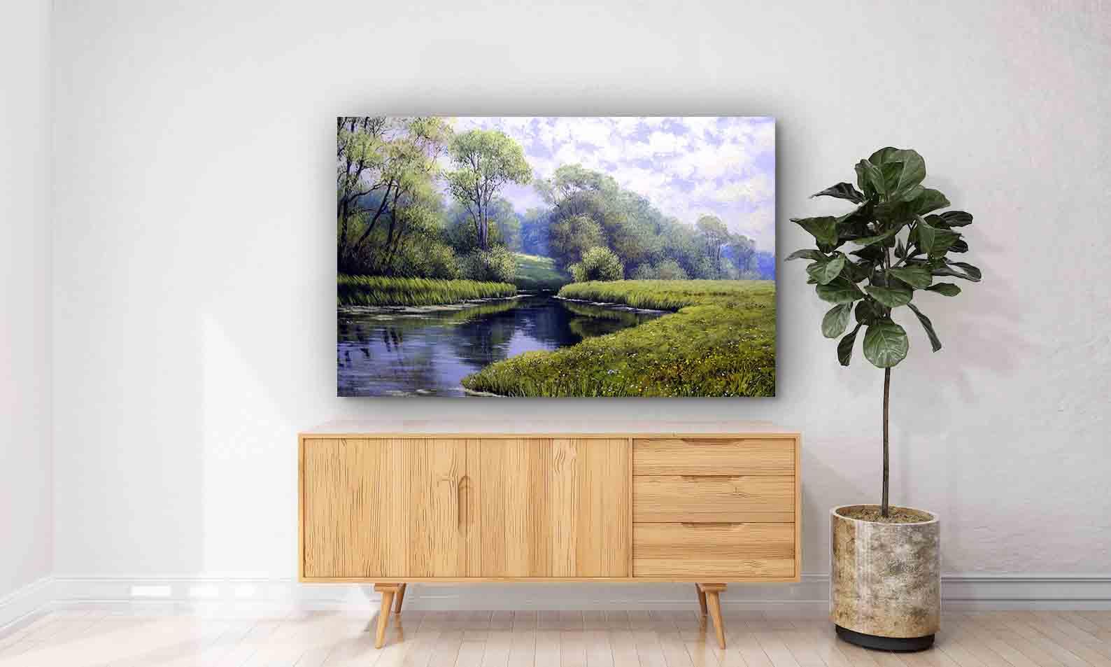 Tablou Canvas - Padure de vara
