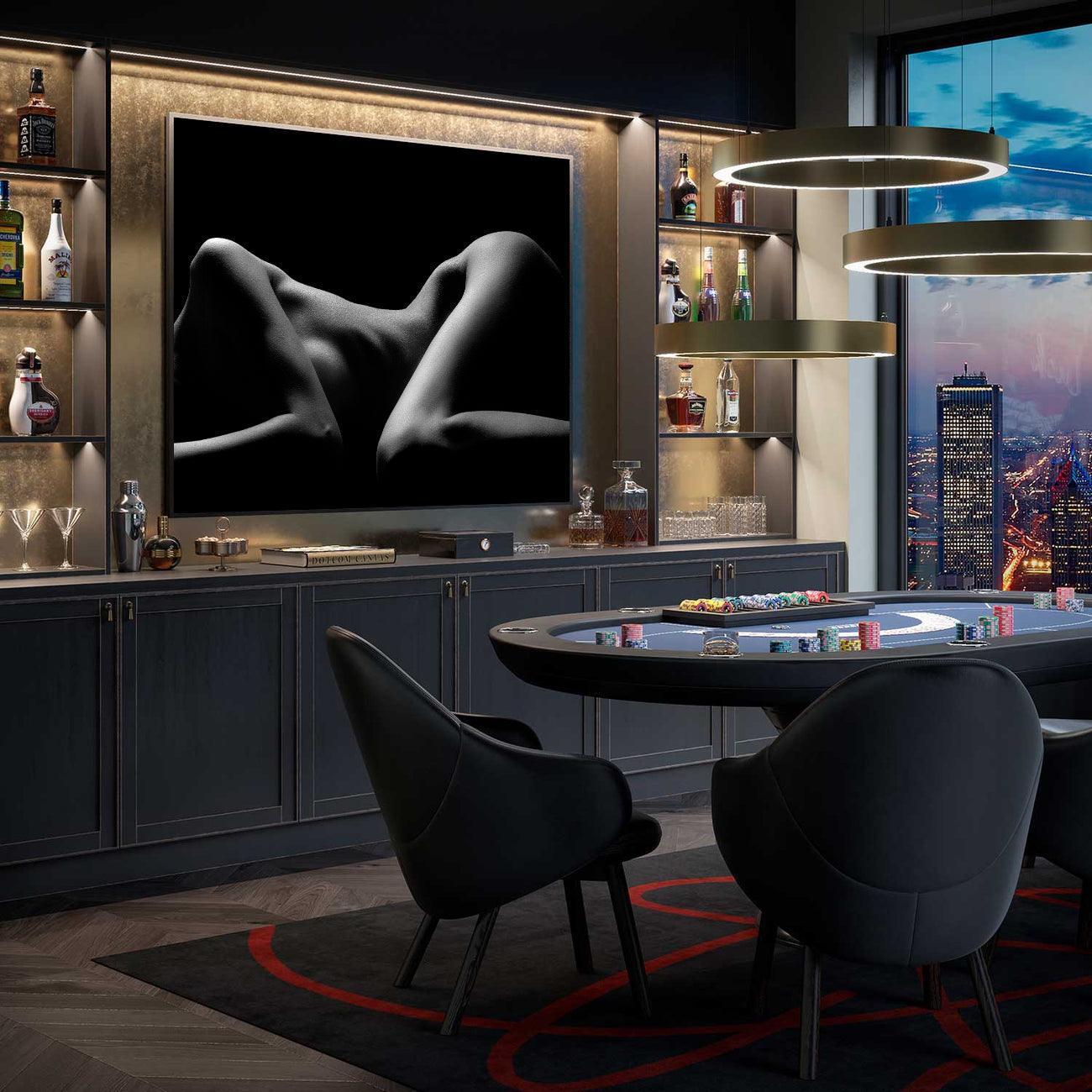 Peinture sur toile - Corps nu