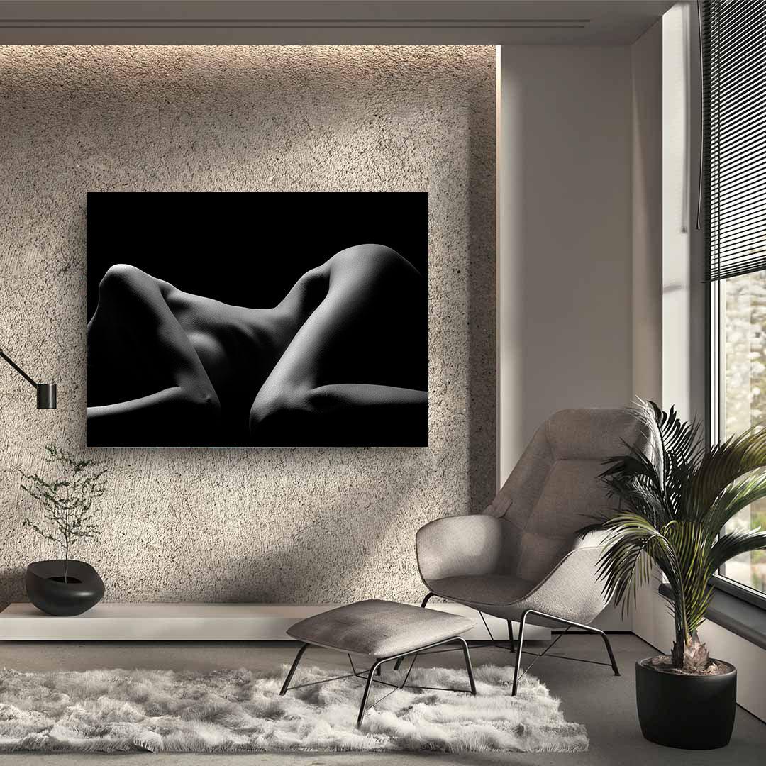 Peinture sur toile - Corps nu
