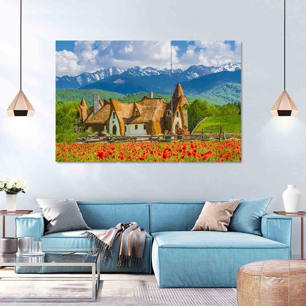 Tablou Canvas - Castelul de lut din Valea Zanelor