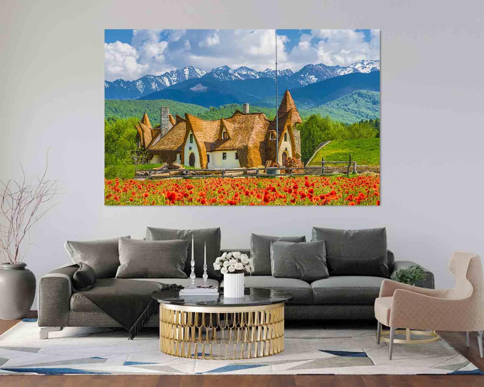 Tablou Canvas - Castelul de lut din Valea Zanelor