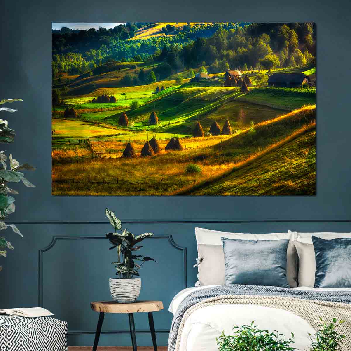 Peinture sur toile - Camp d'été