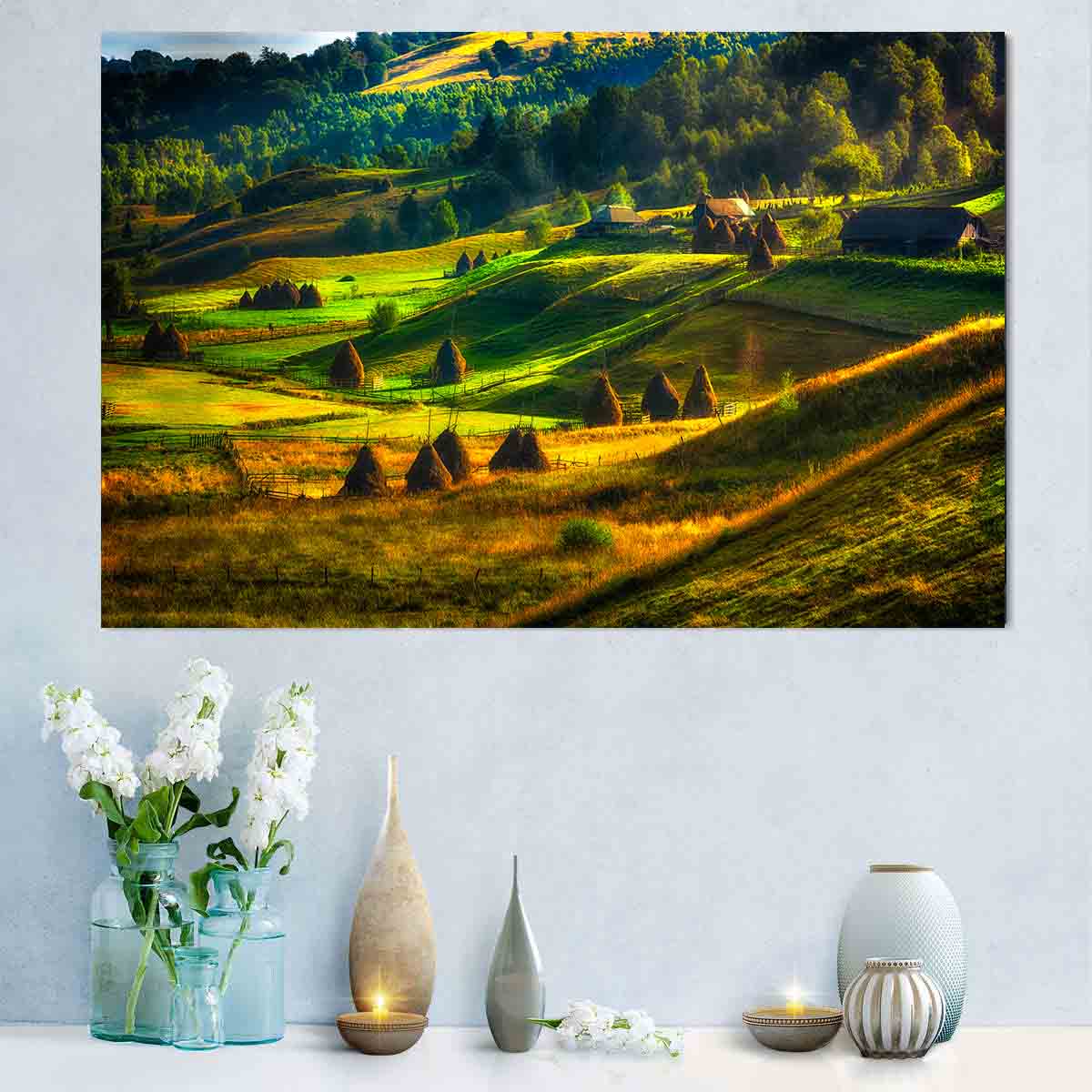 Peinture sur toile - Camp d'été