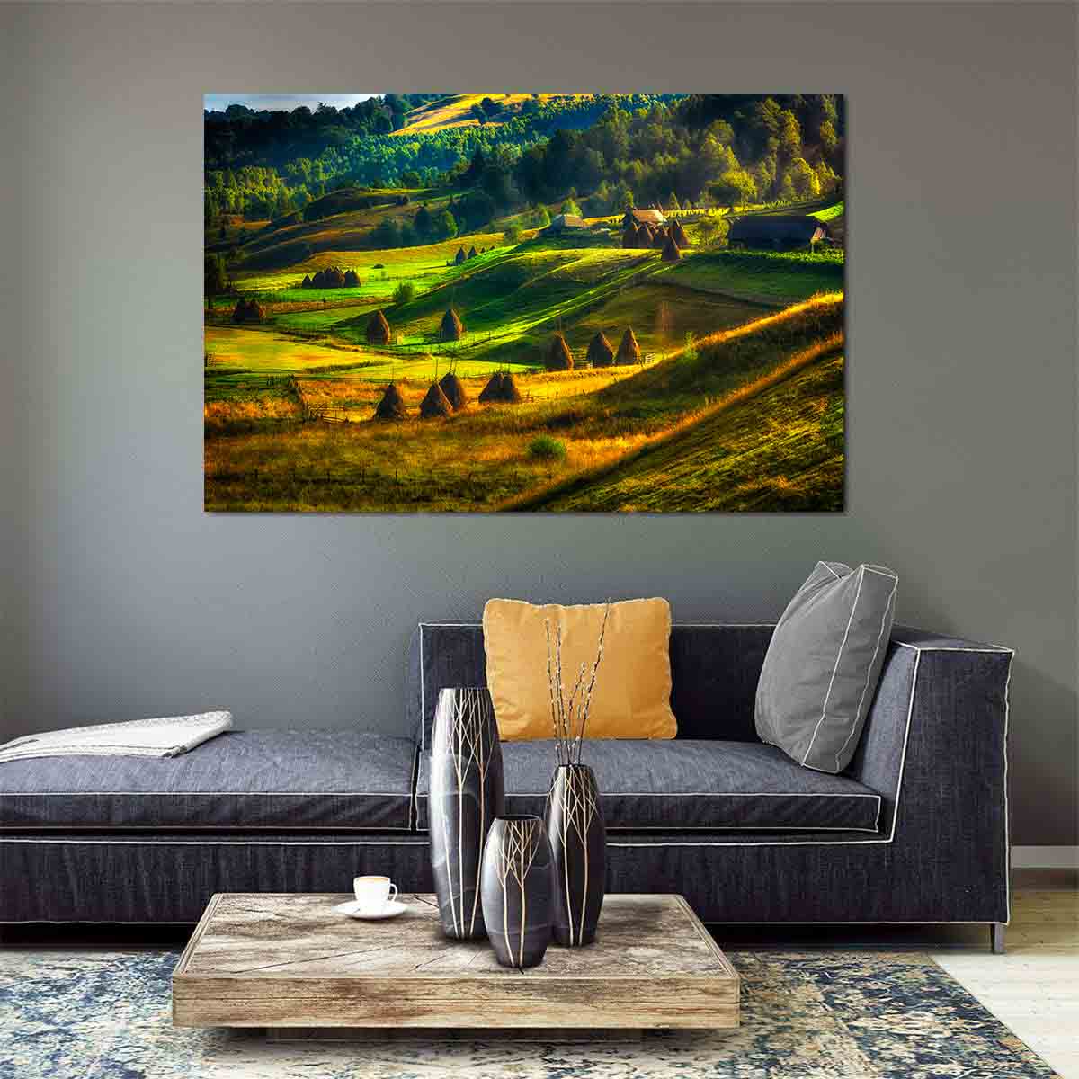 Peinture sur toile - Camp d'été