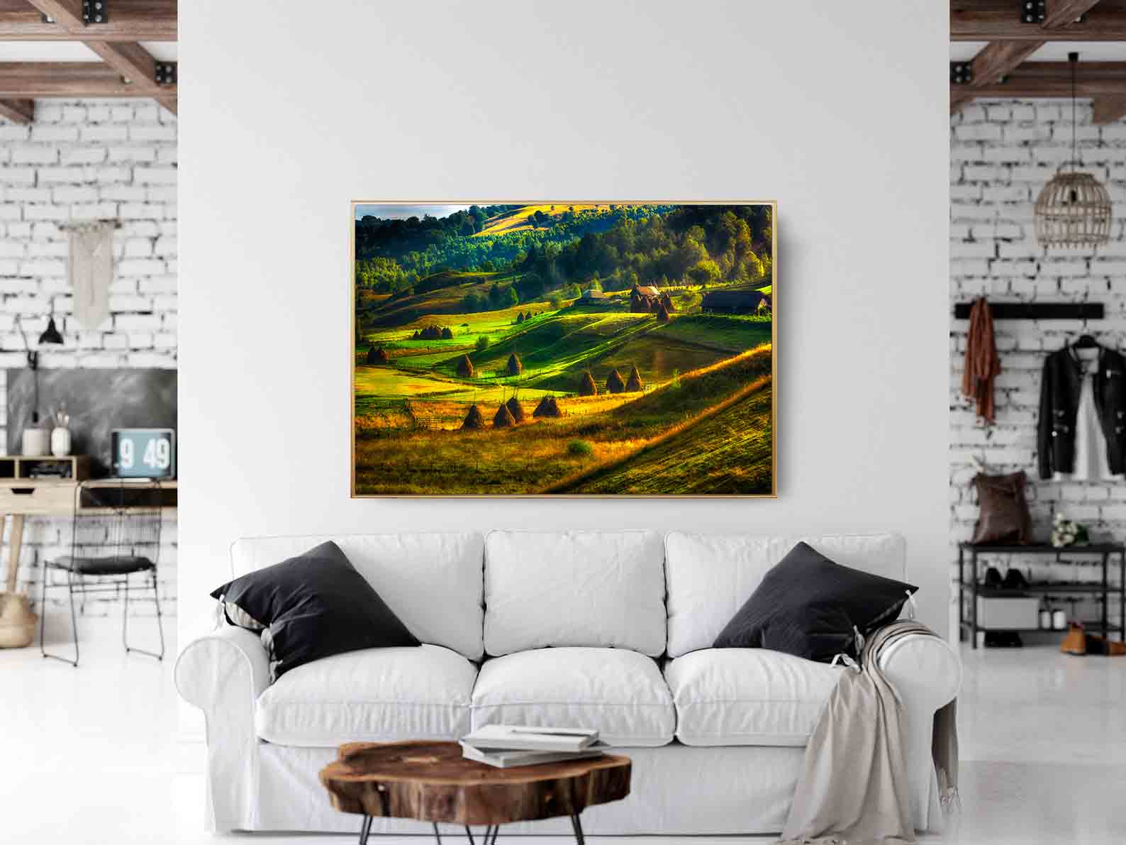 Peinture sur toile - Camp d'été