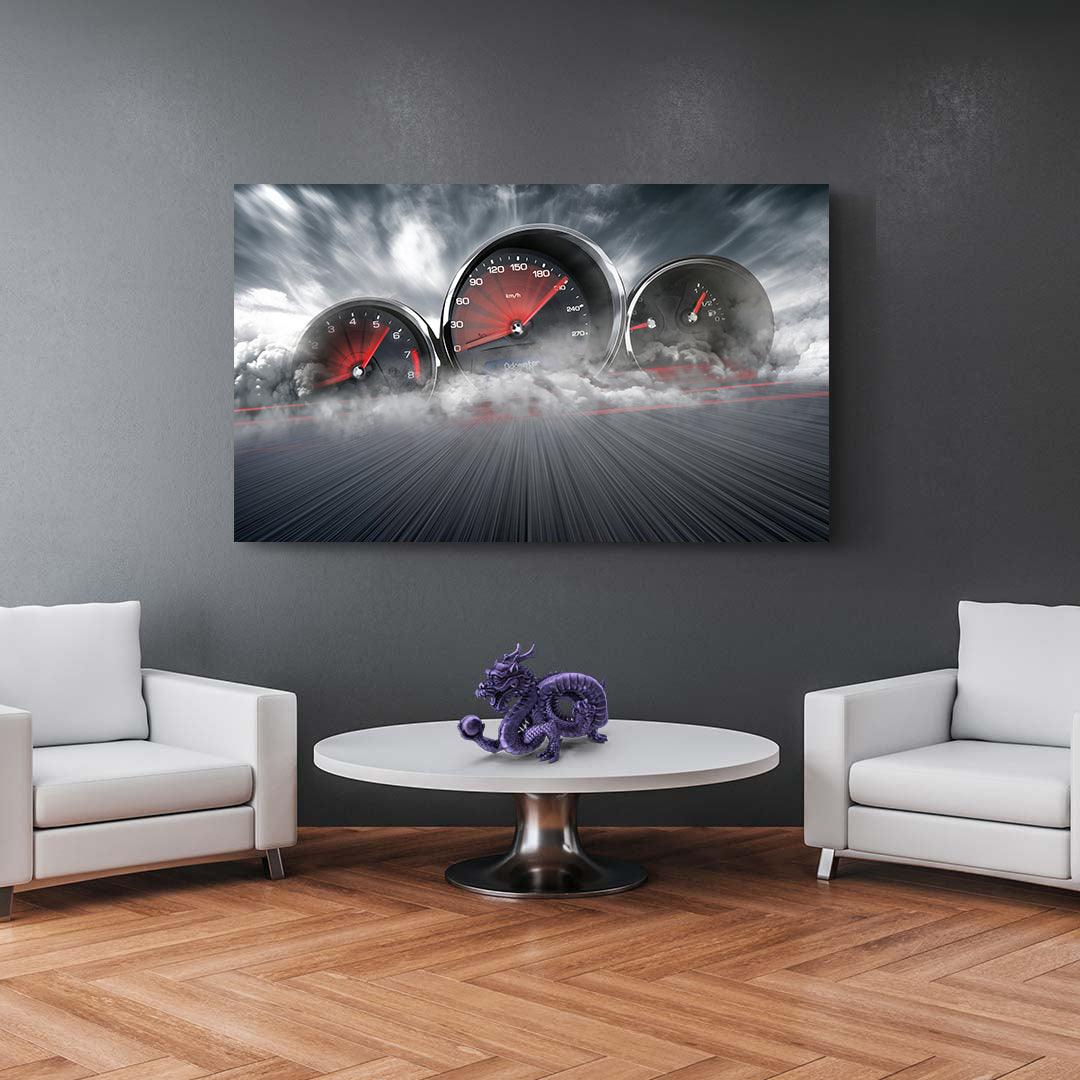 Tablou Canvas - Viteozometru cu viteza mare