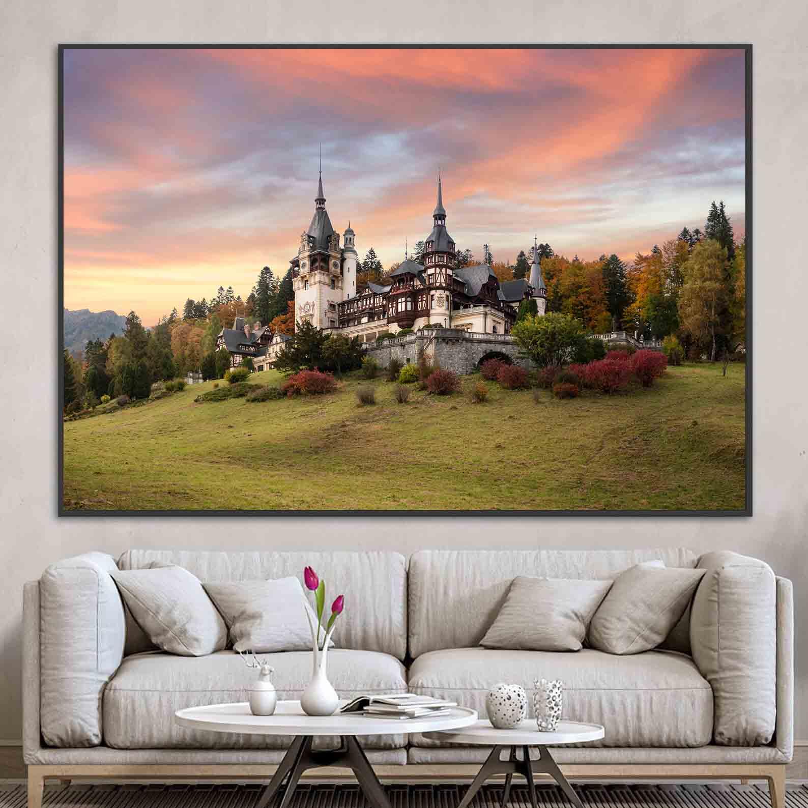 Tablou Canvas - Castelul Peles in Sinaia