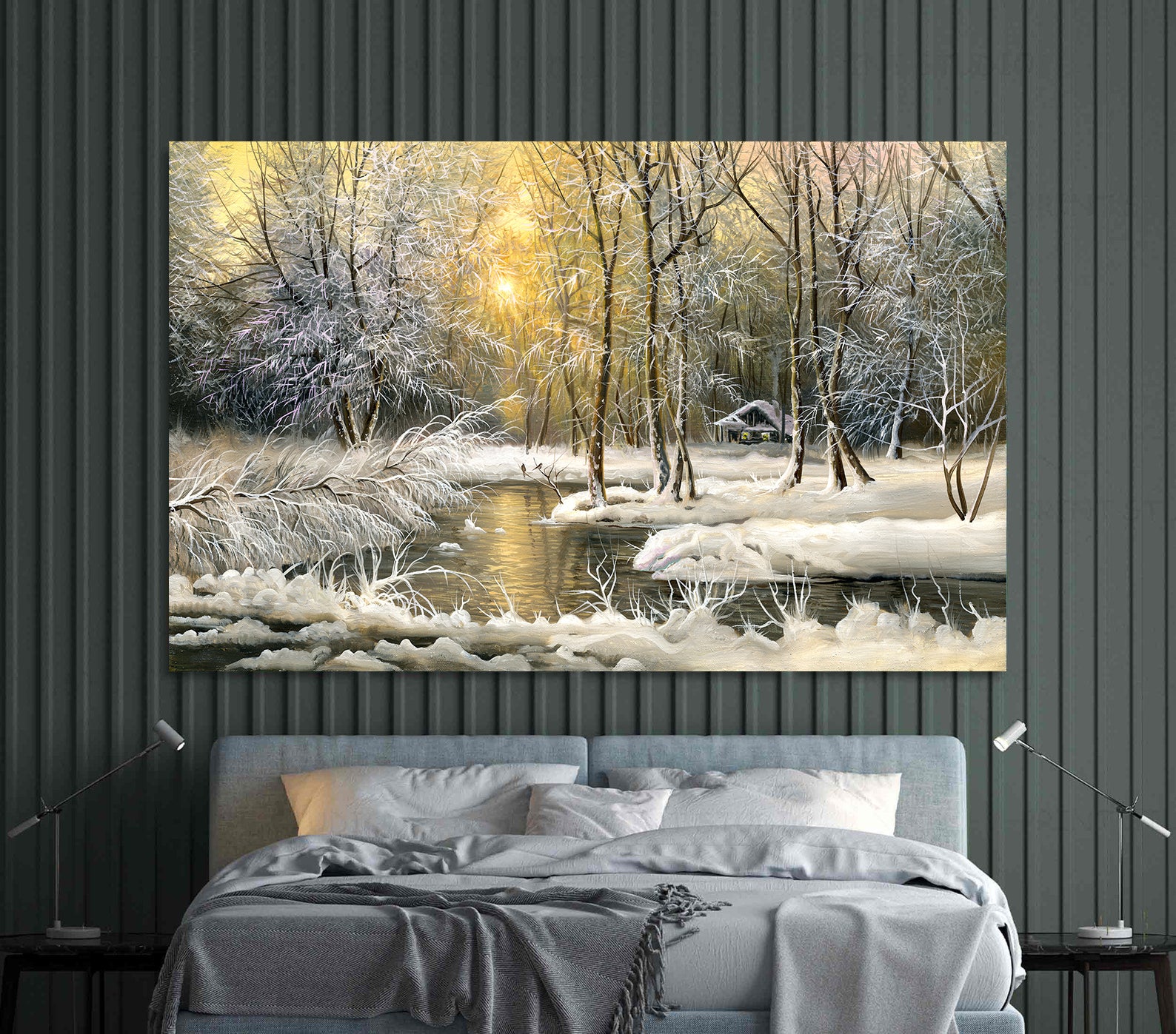 Tablou Canvas - Peisaj de Iarnă