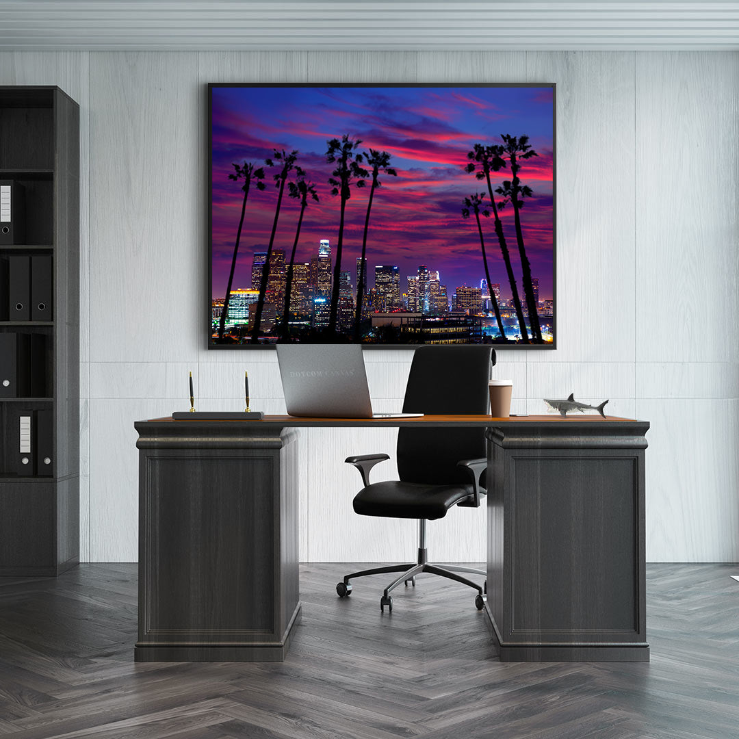 Tablou Canvas - Oraș plin de lumini