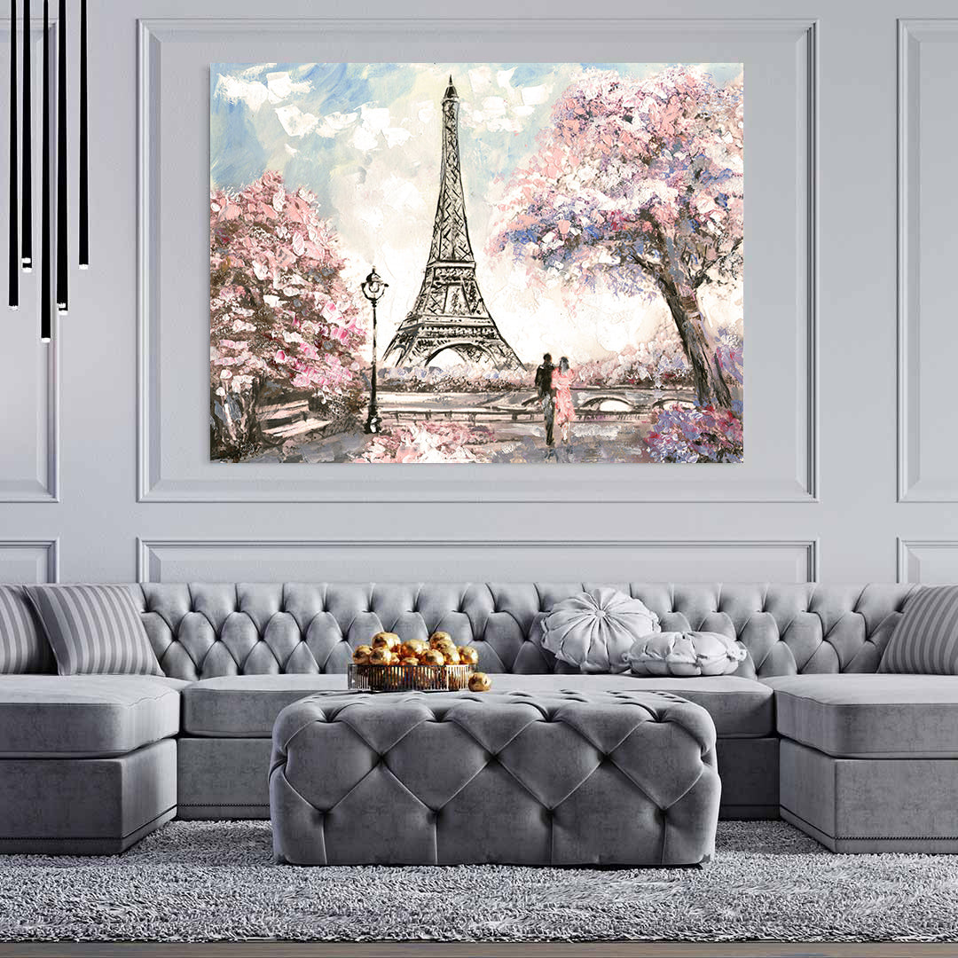 Tablou Canvas - Dragoste in Paris