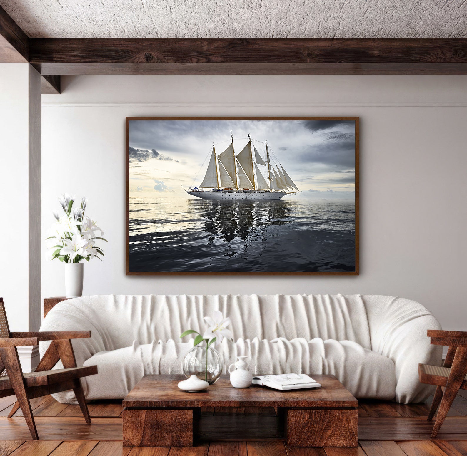 Tablou Canvas - Corabie cu Pânze