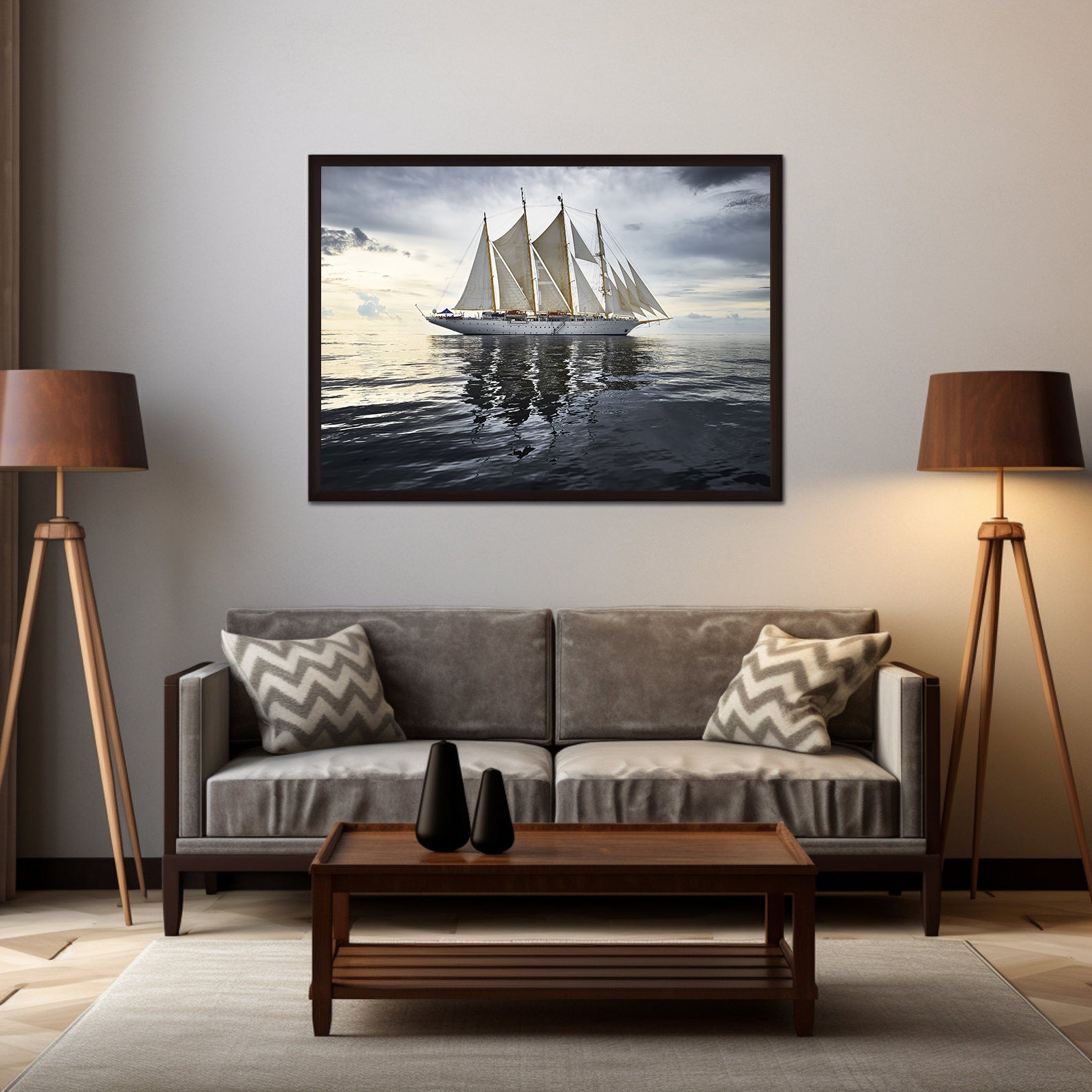 Tablou Canvas - Corabie cu Pânze