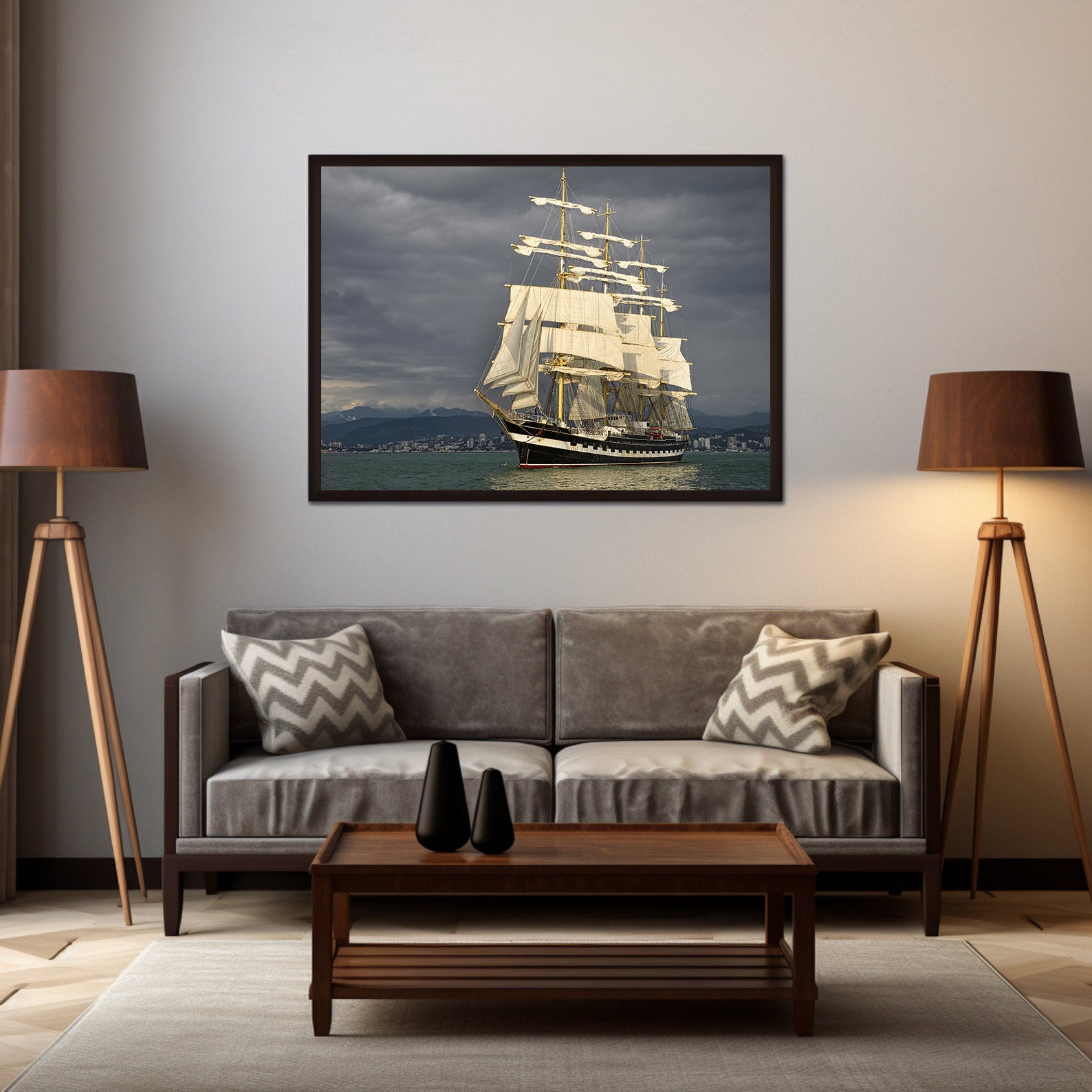 Tablou Canvas - Corabie cu Pânze