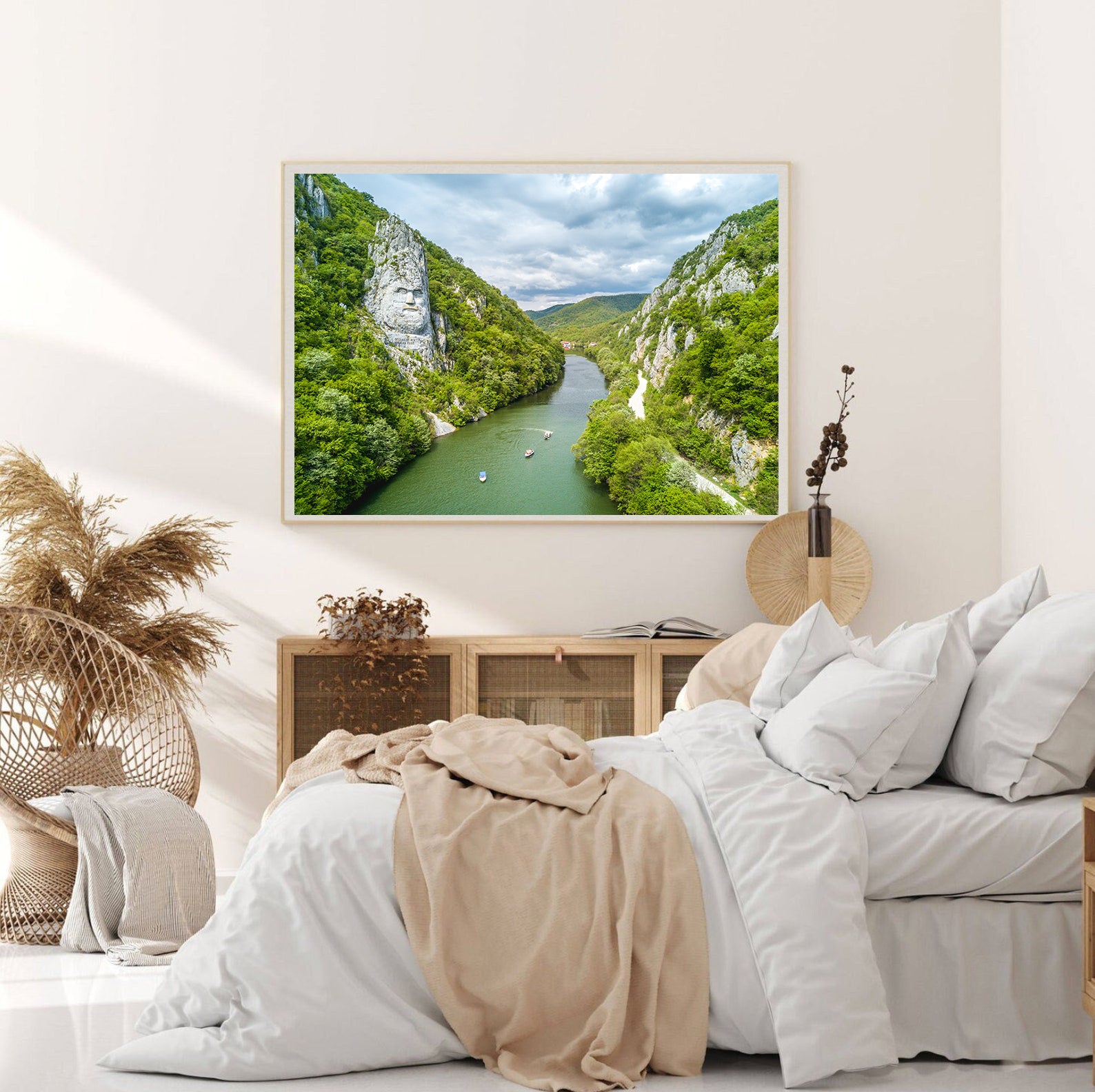 Tableau sur toile - Statue de roche