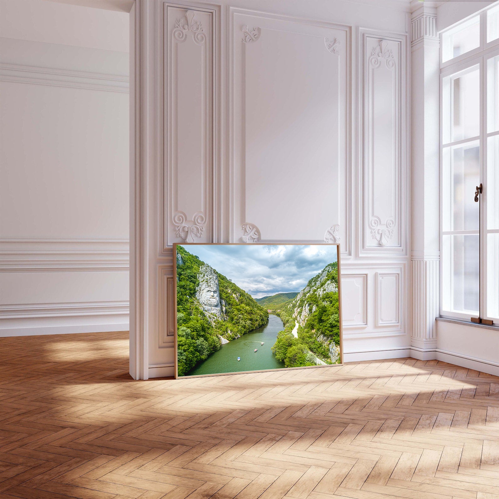 Tableau sur toile - Statue de roche