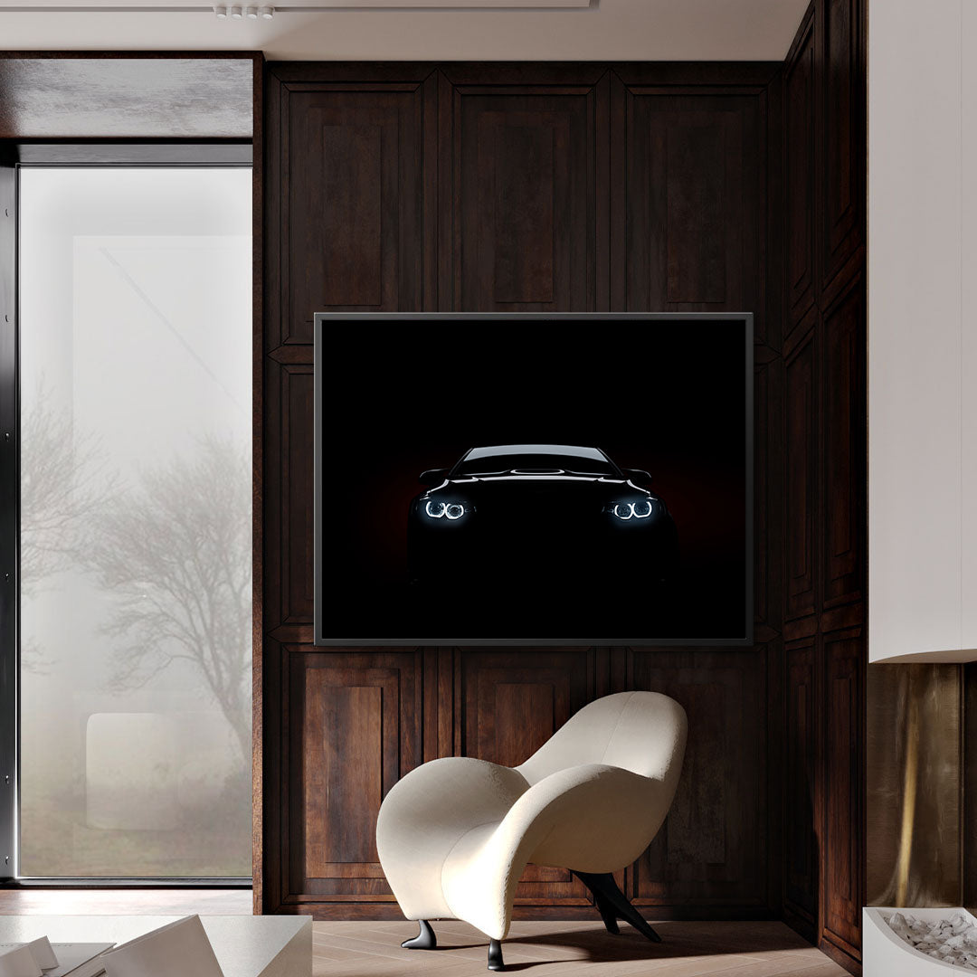 Tablou Canvas - BMW in the Dark