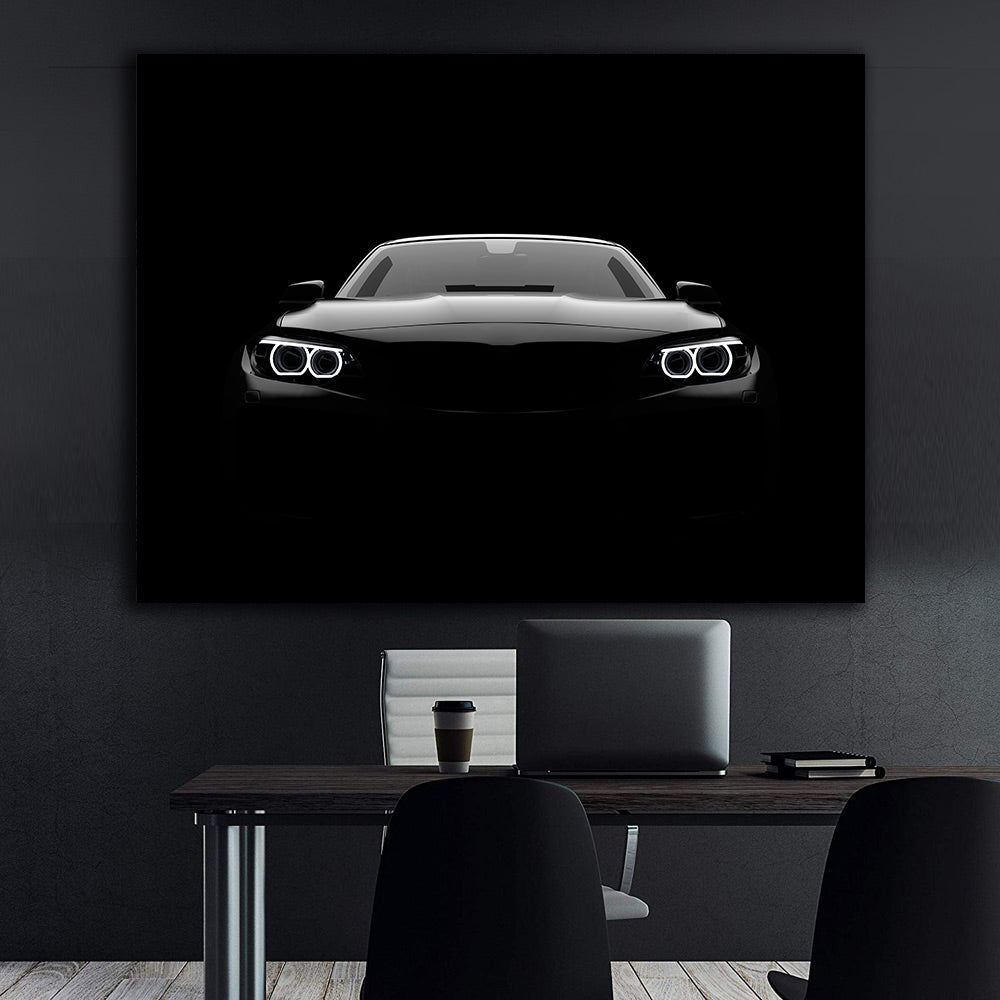 Tablou Canvas - BMW in the Dark