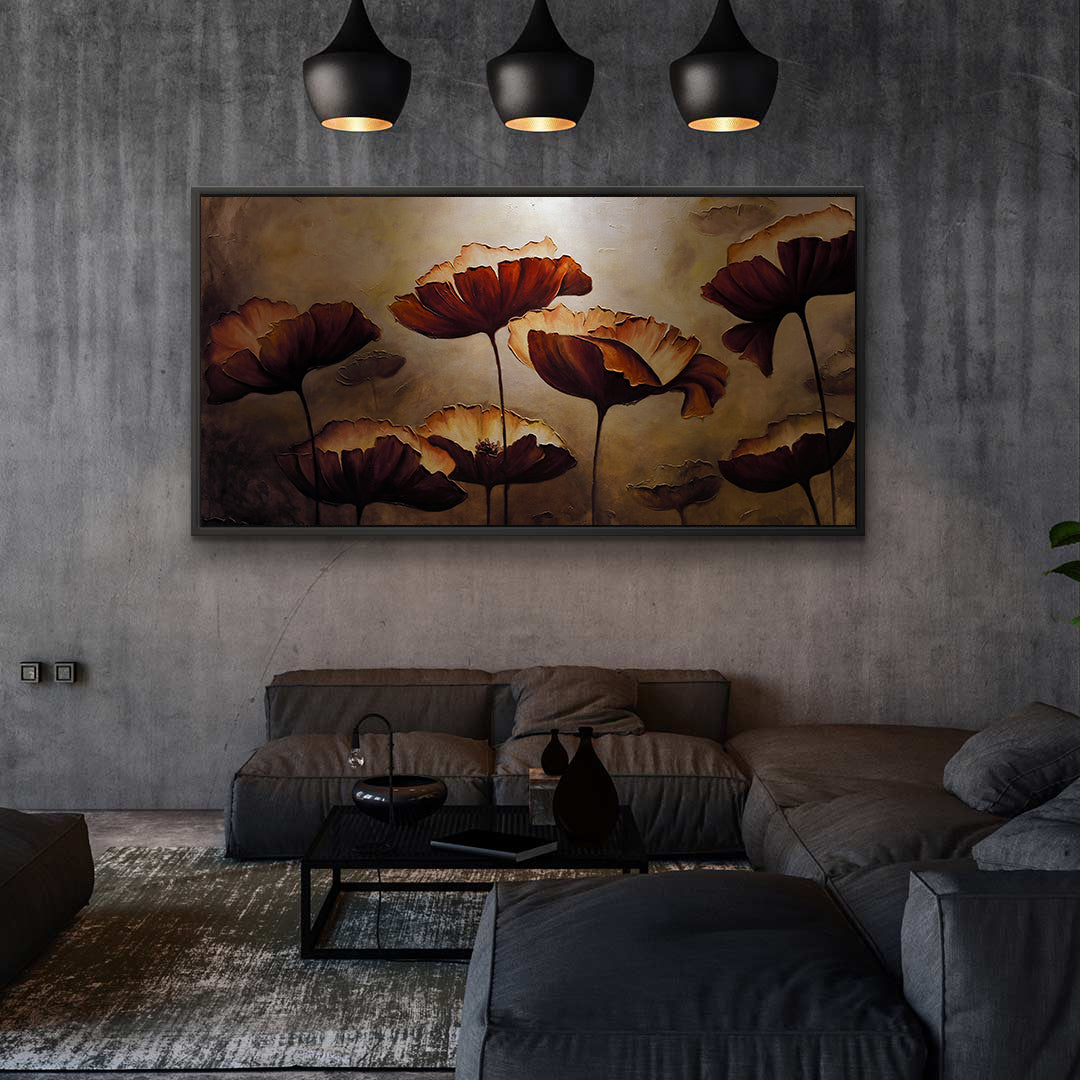 Peinture sur toile - Fleurs