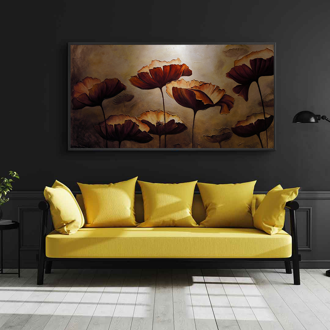 Peinture sur toile - Fleurs