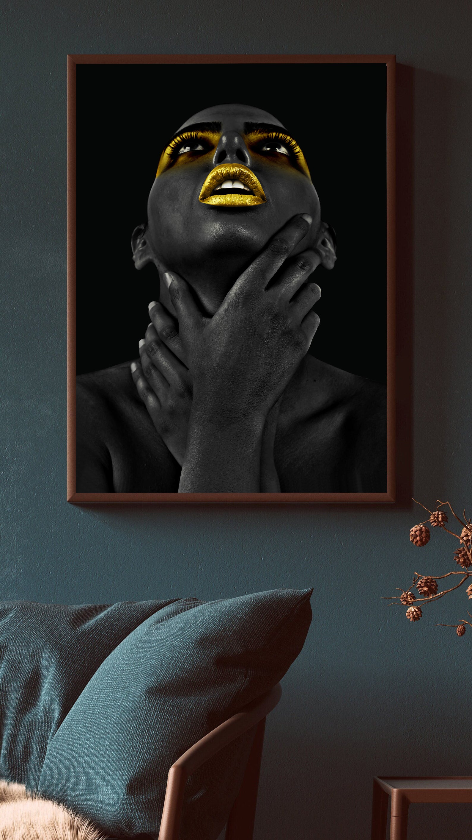 Tablou Canvas - Femeie Africana Portret