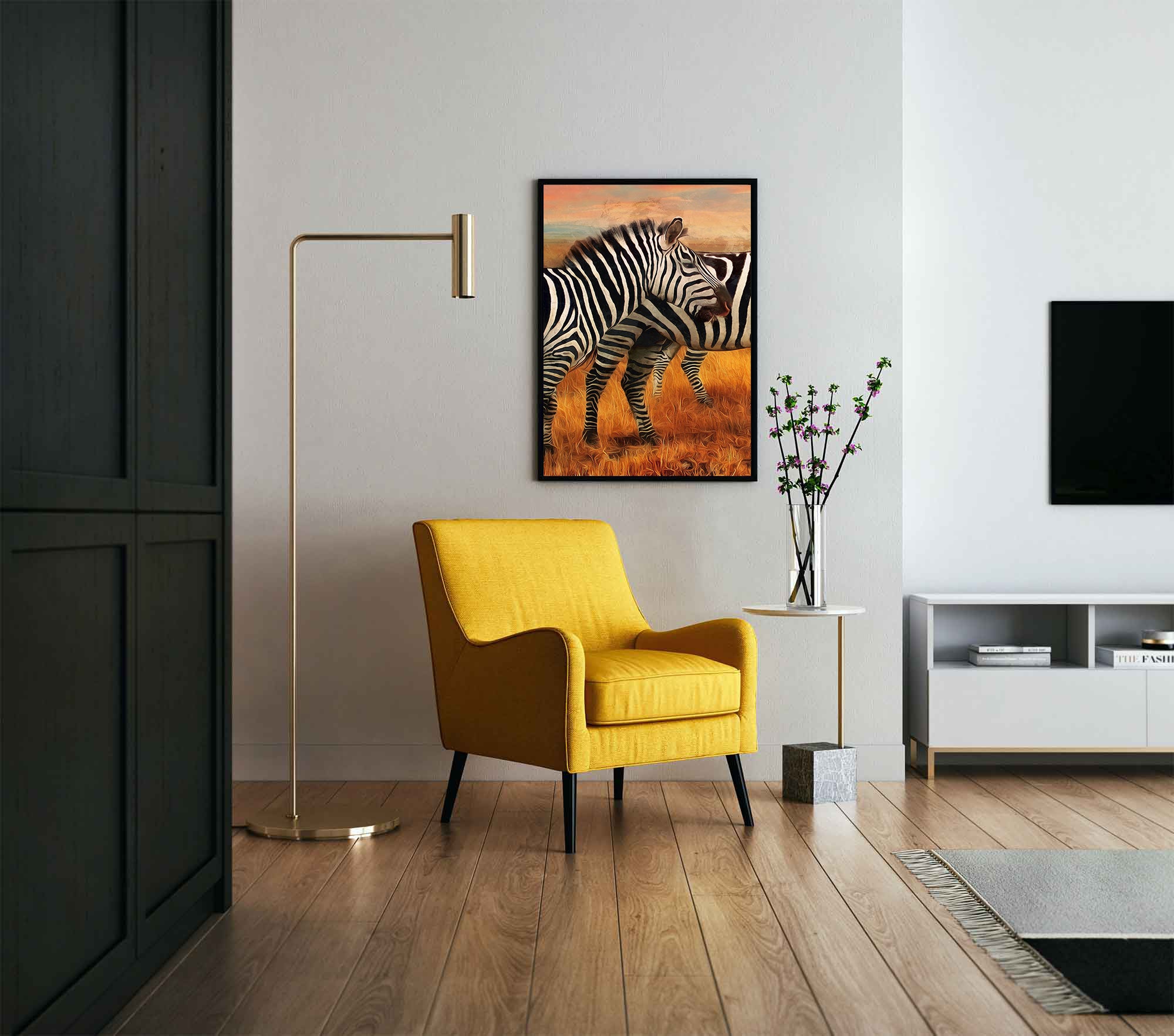 Tablou Canvas - Zebre