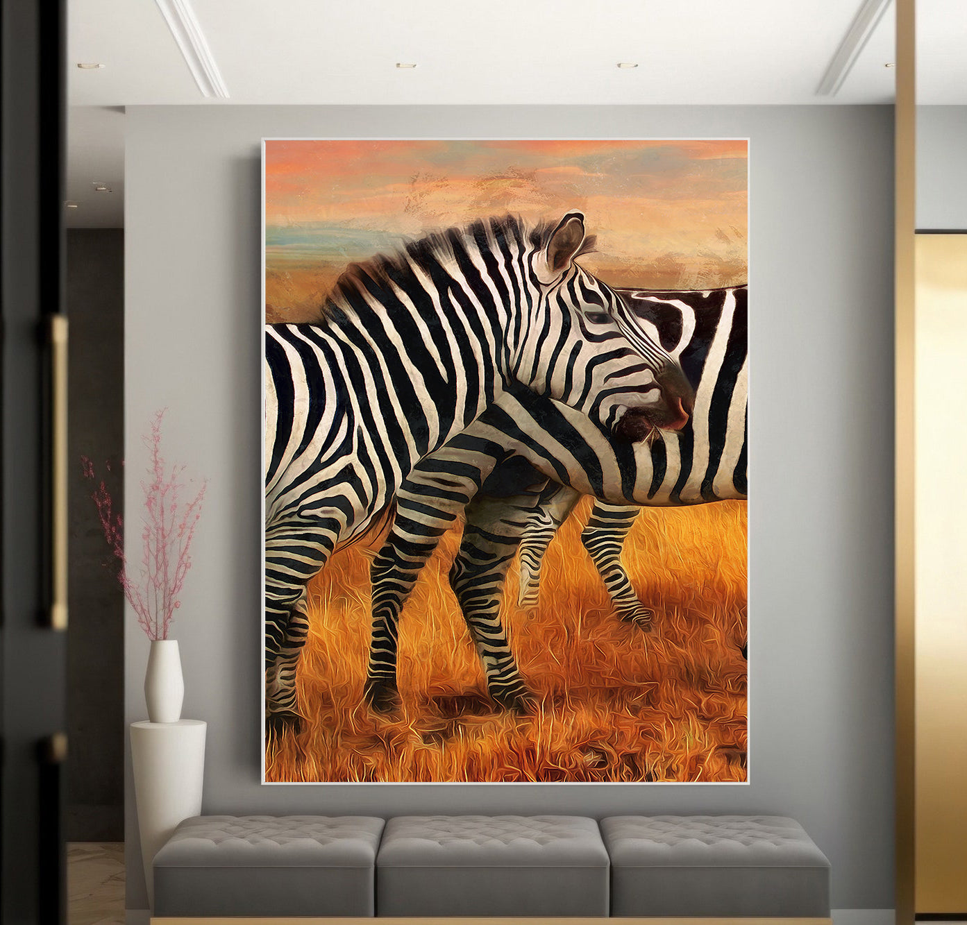 Tablou Canvas - Zebre
