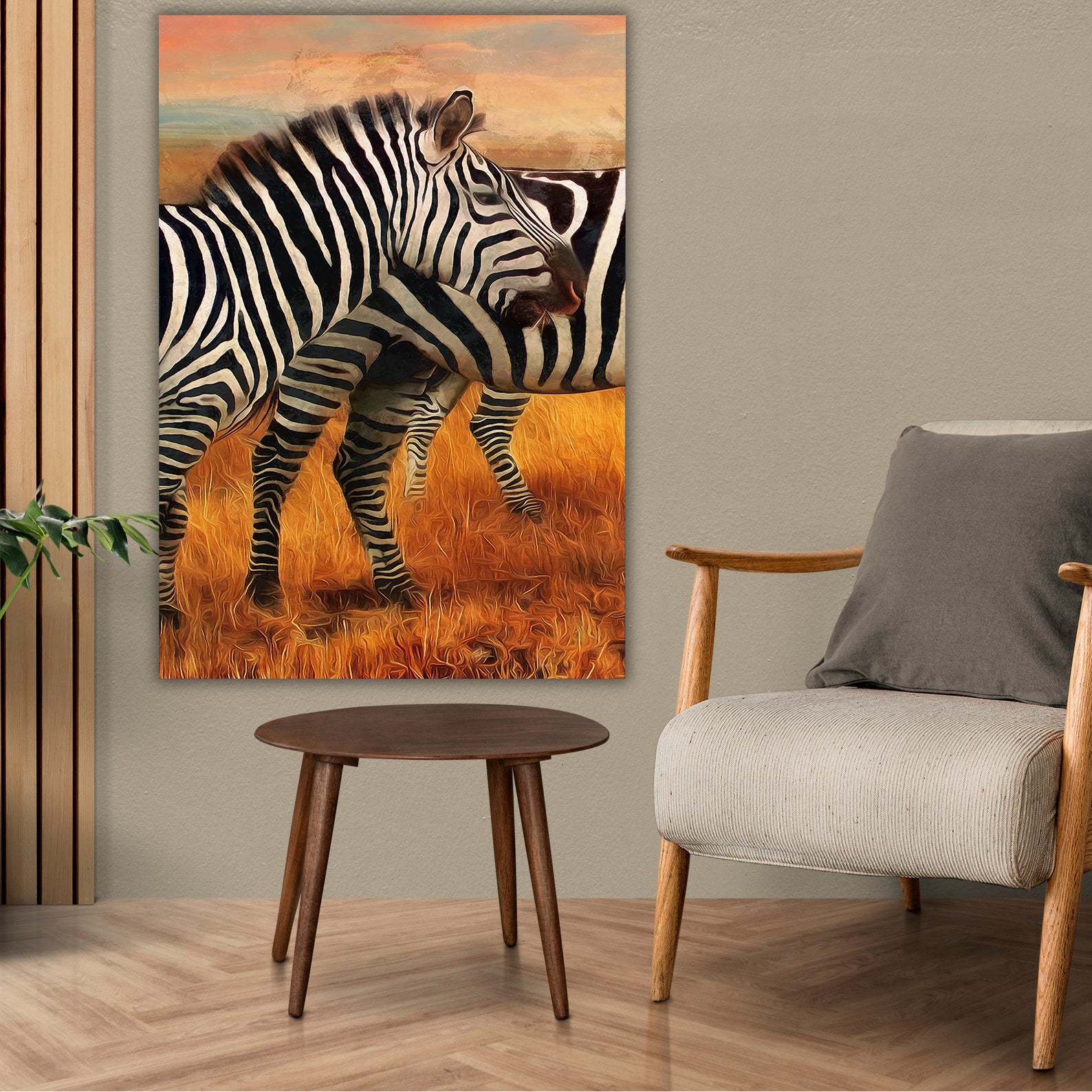 Tablou Canvas - Zebre