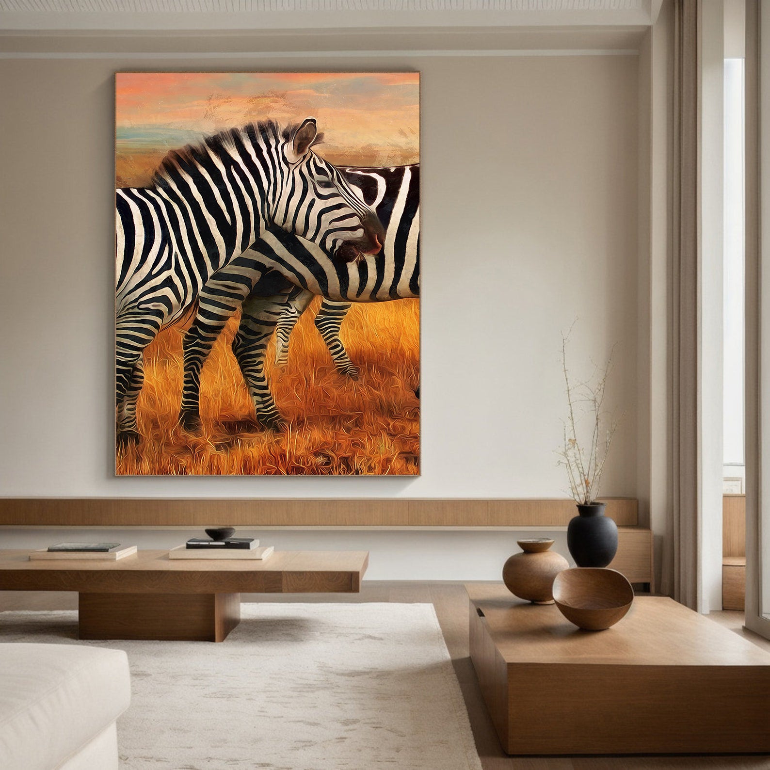 Tablou Canvas - Zebre