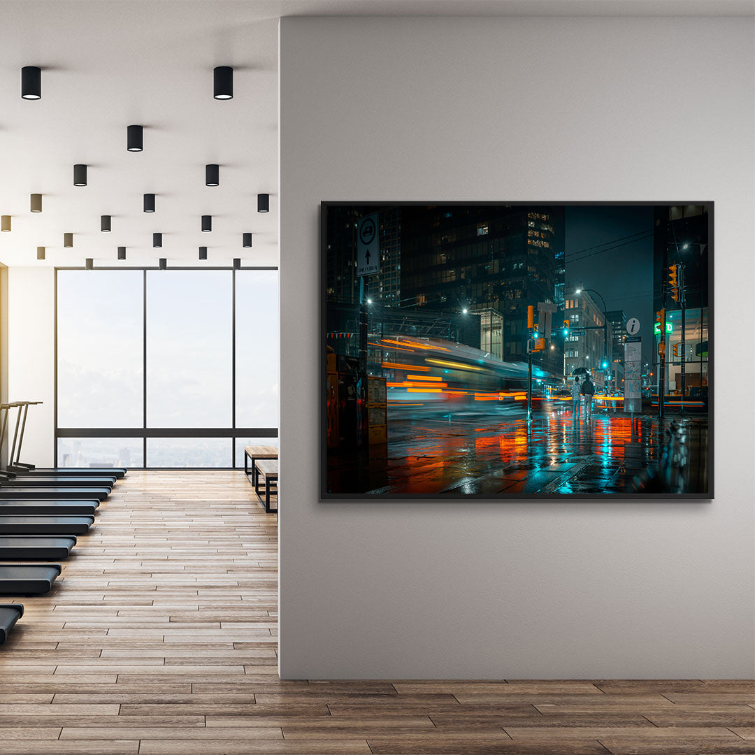 Tablou Canvas - Oraș de Noapte