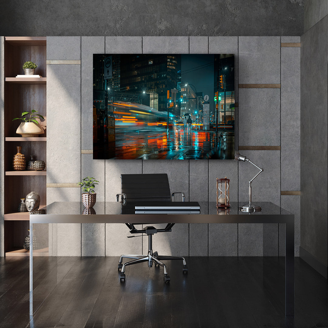Tablou Canvas - Oraș de Noapte