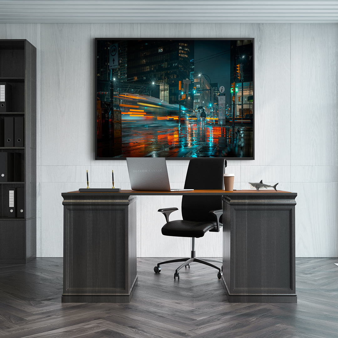 Tablou Canvas - Oraș de Noapte