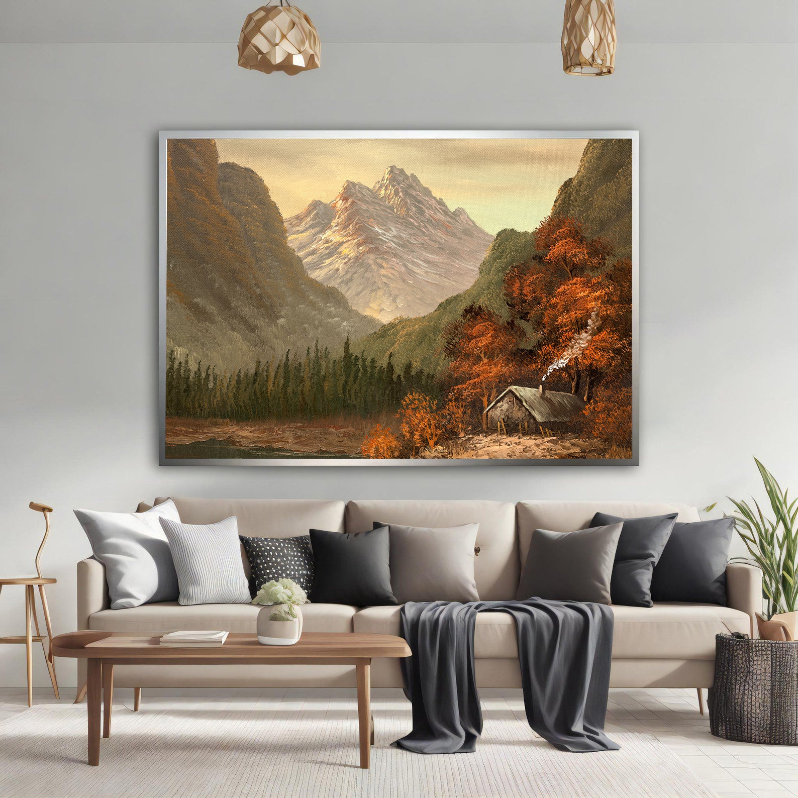 Tablou Canvas - Peisaj cu munți