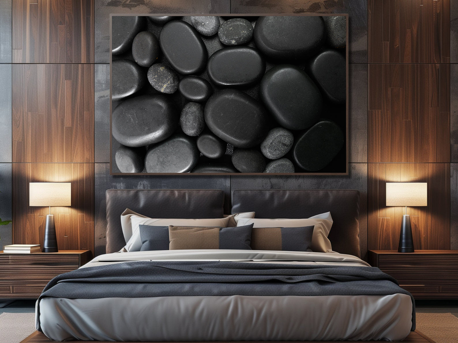 Tablou Canvas - Pietre Negre