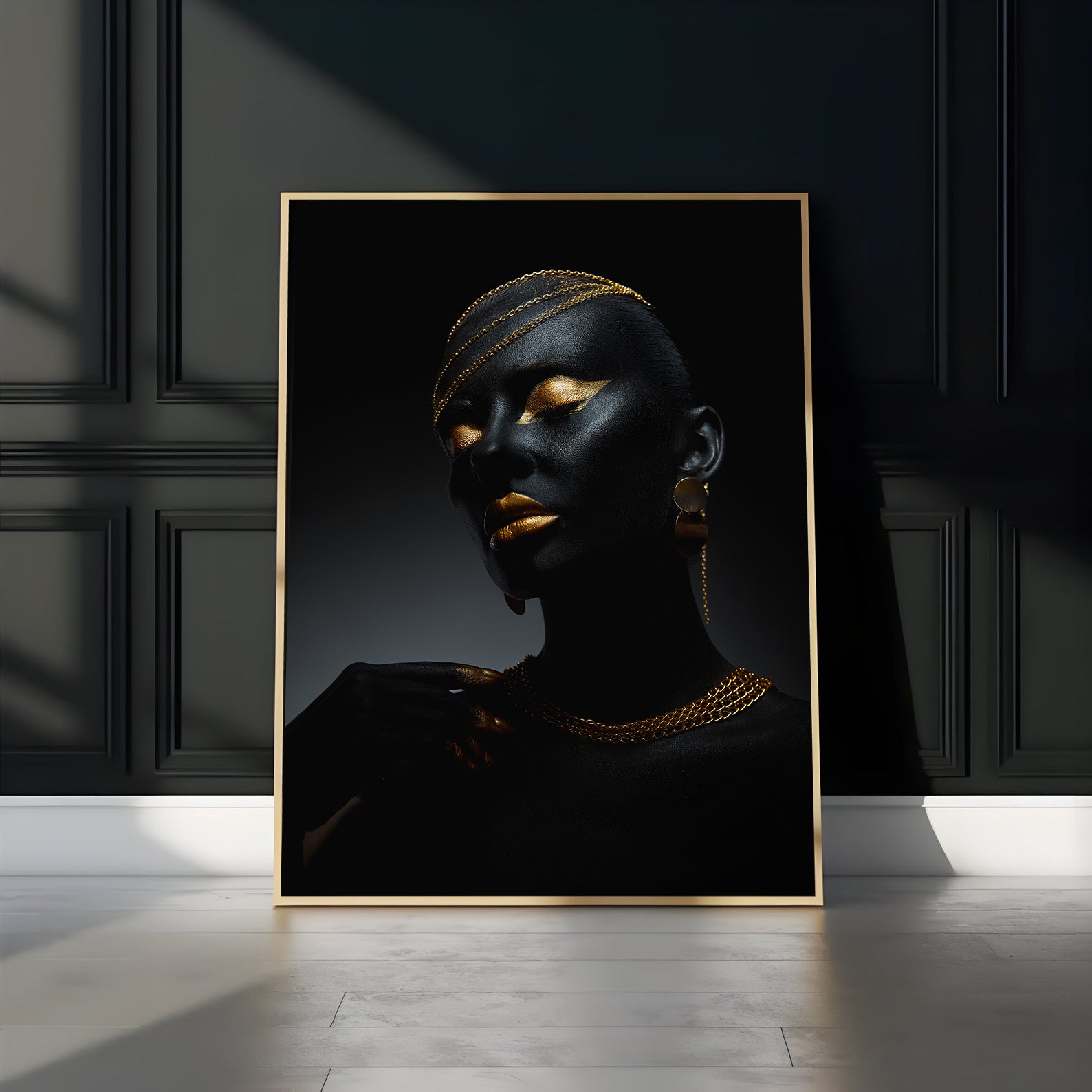 Tablou Canvas - Portret Femeie Africană