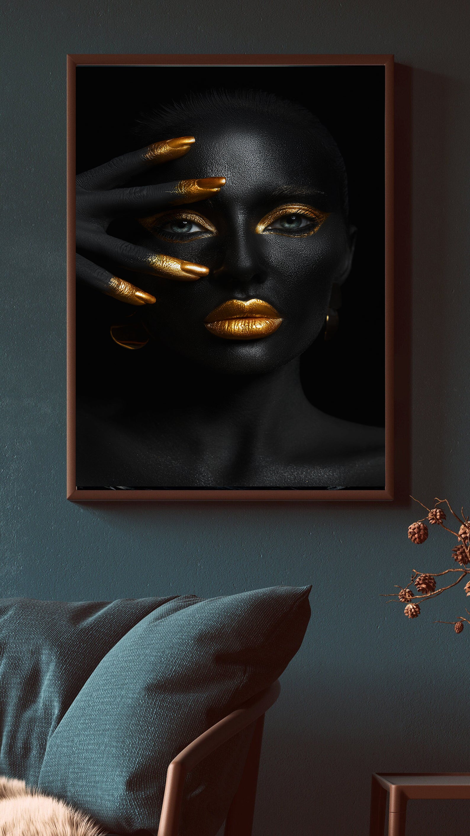 Tablou Canvas - Portret Femeie Africană