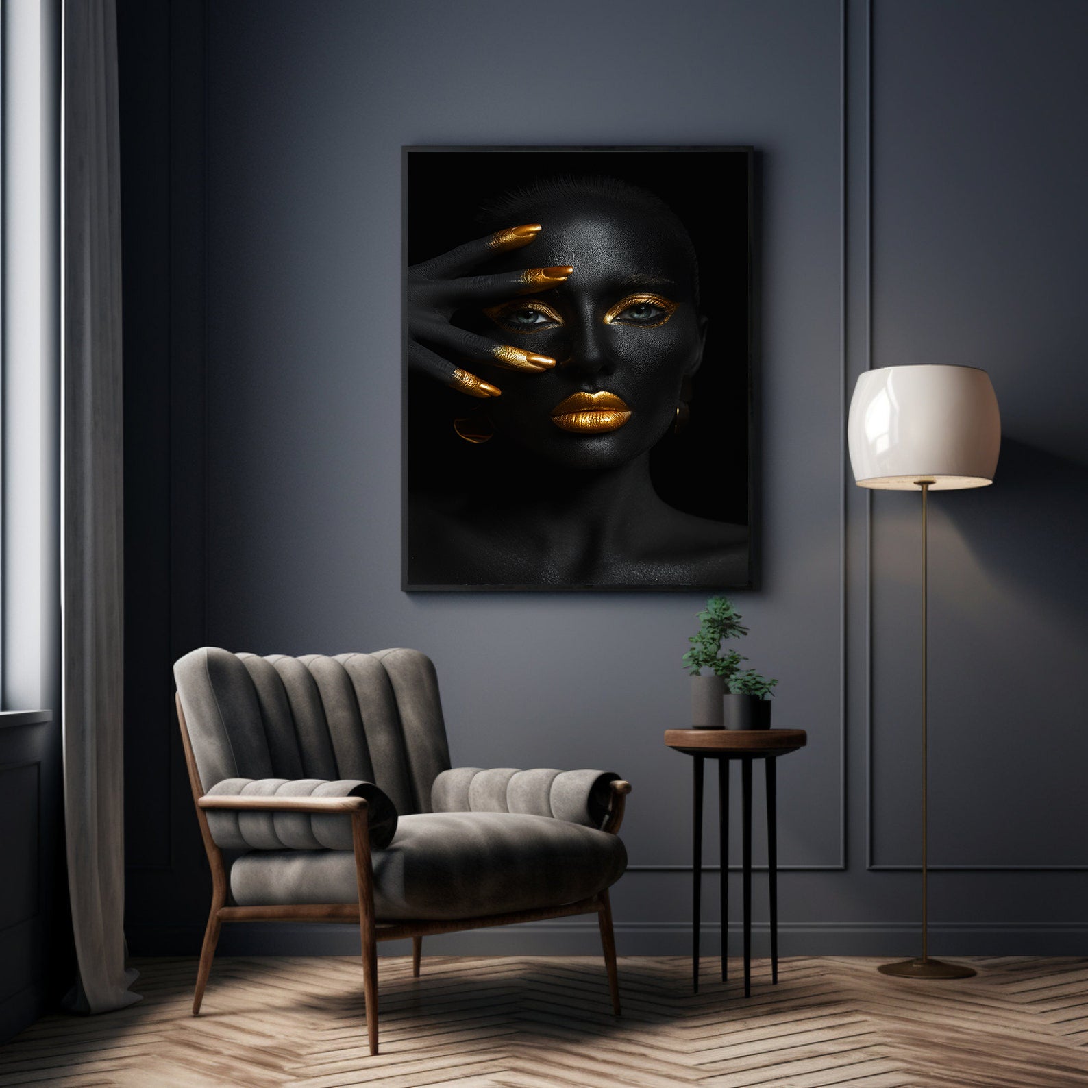 Tablou Canvas - Portret Femeie Africană