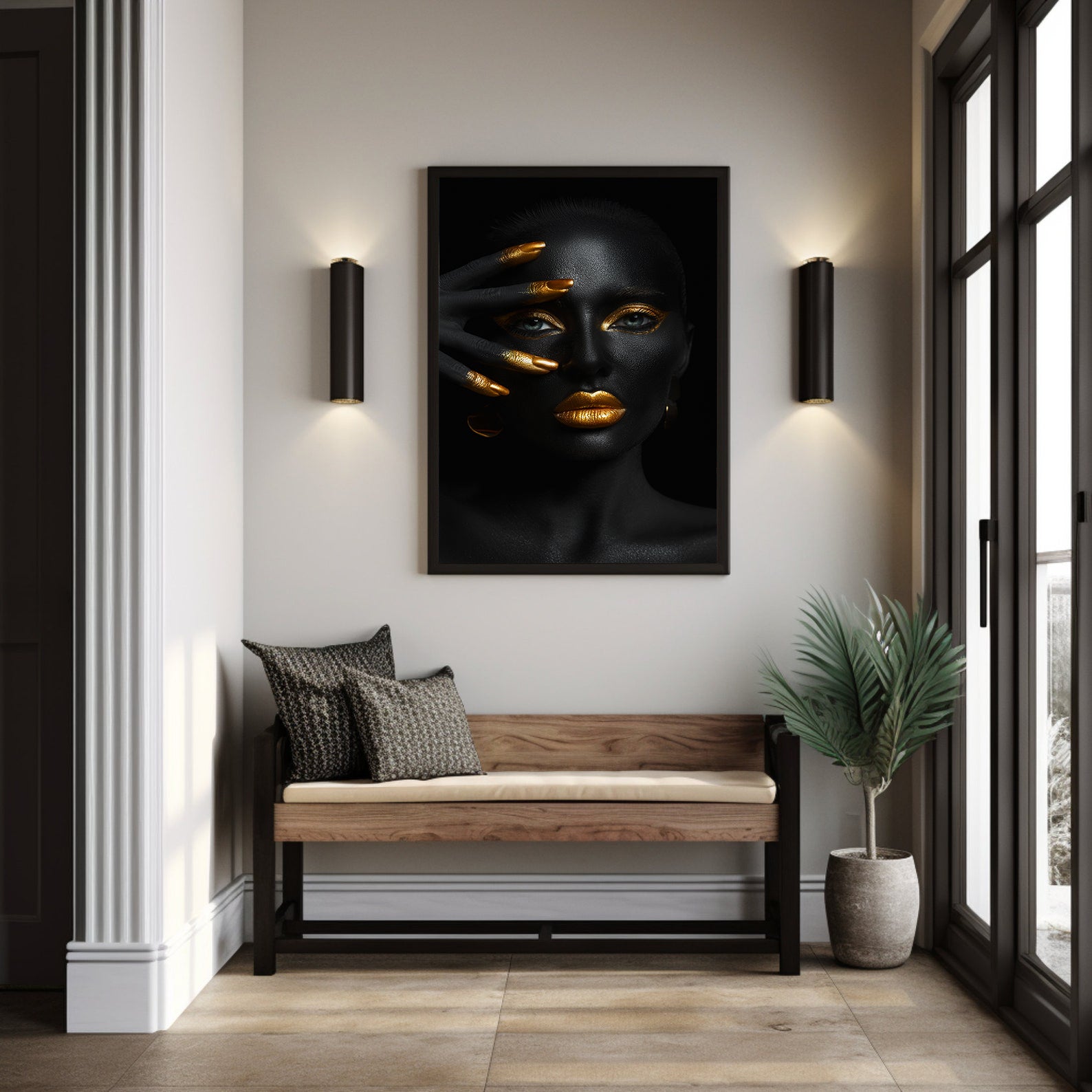 Tablou Canvas - Portret Femeie Africană