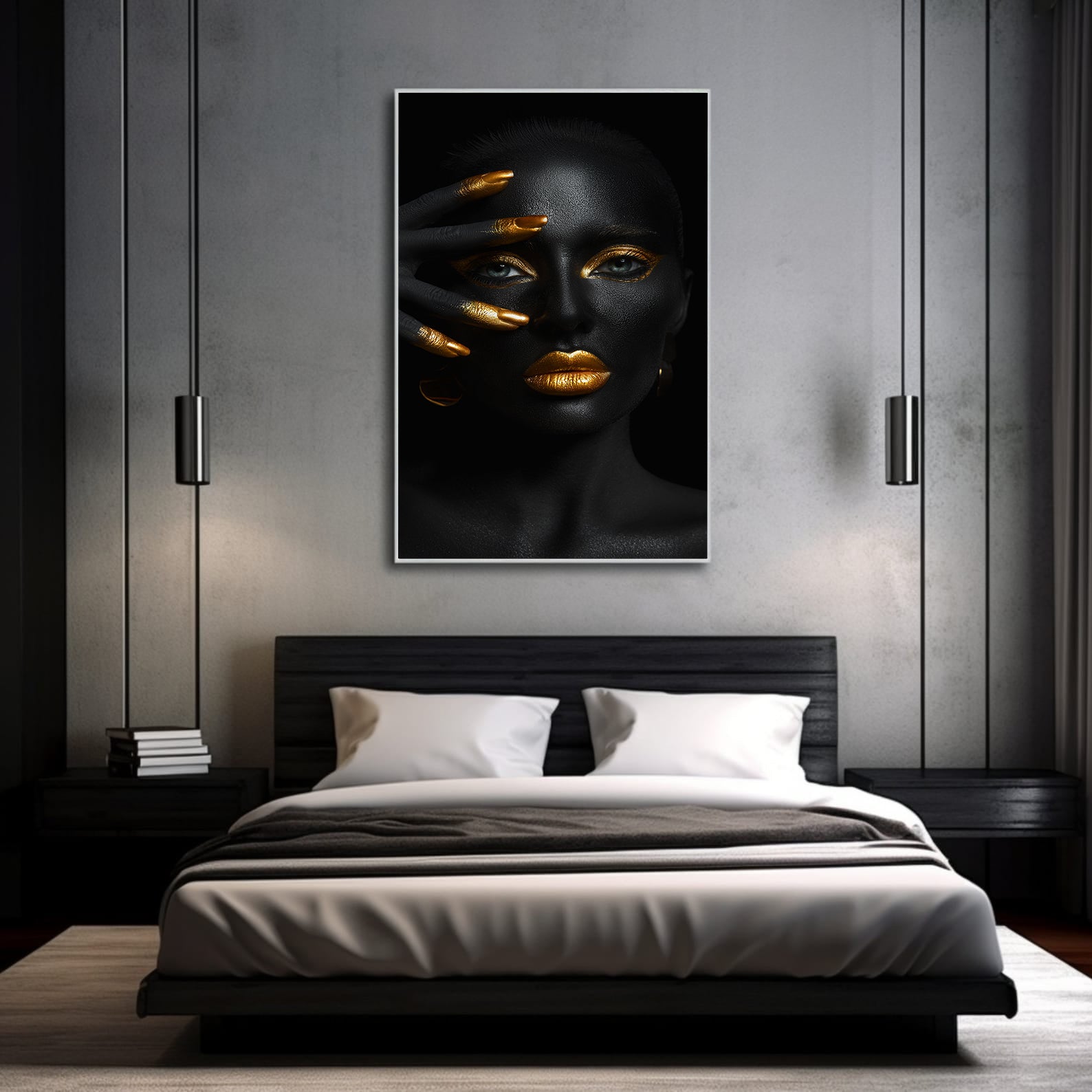 Tablou Canvas - Portret Femeie Africană