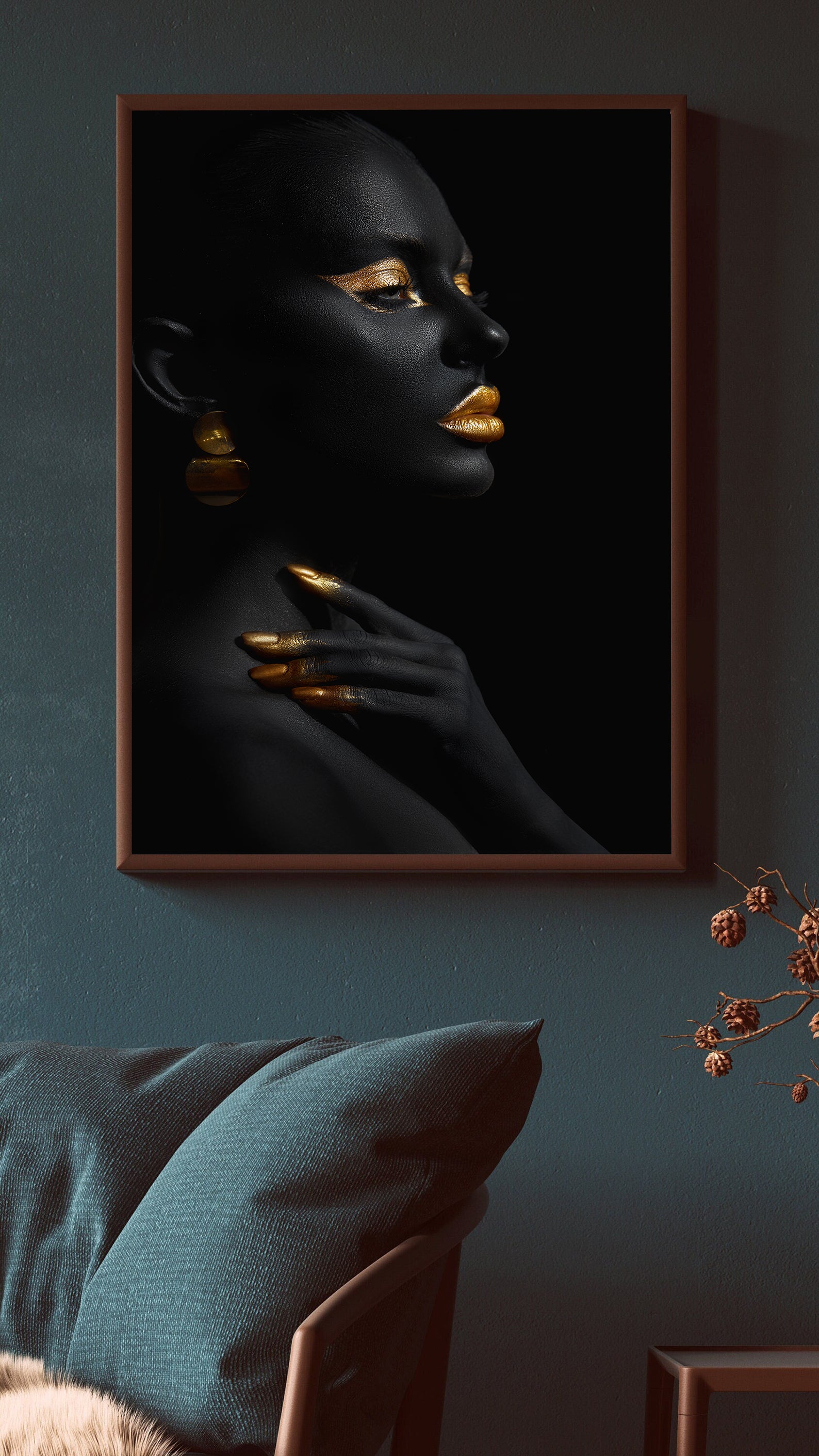 Tablou Canvas - Portret Femeie Africană