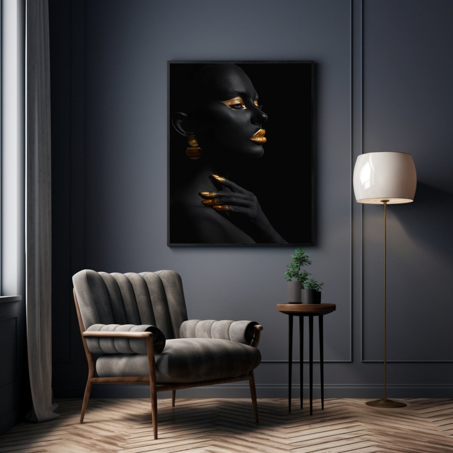 Tablou Canvas - Portret Femeie Africană