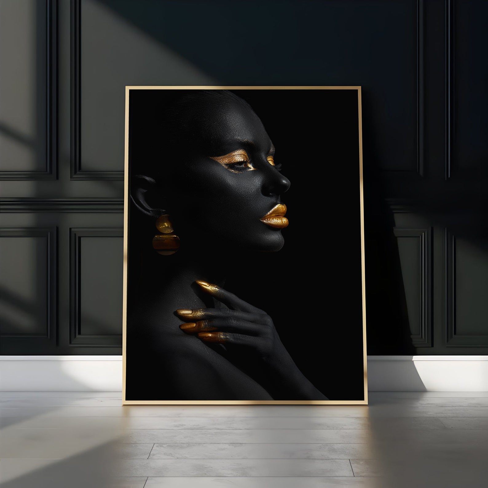 Tablou Canvas - Portret Femeie Africană