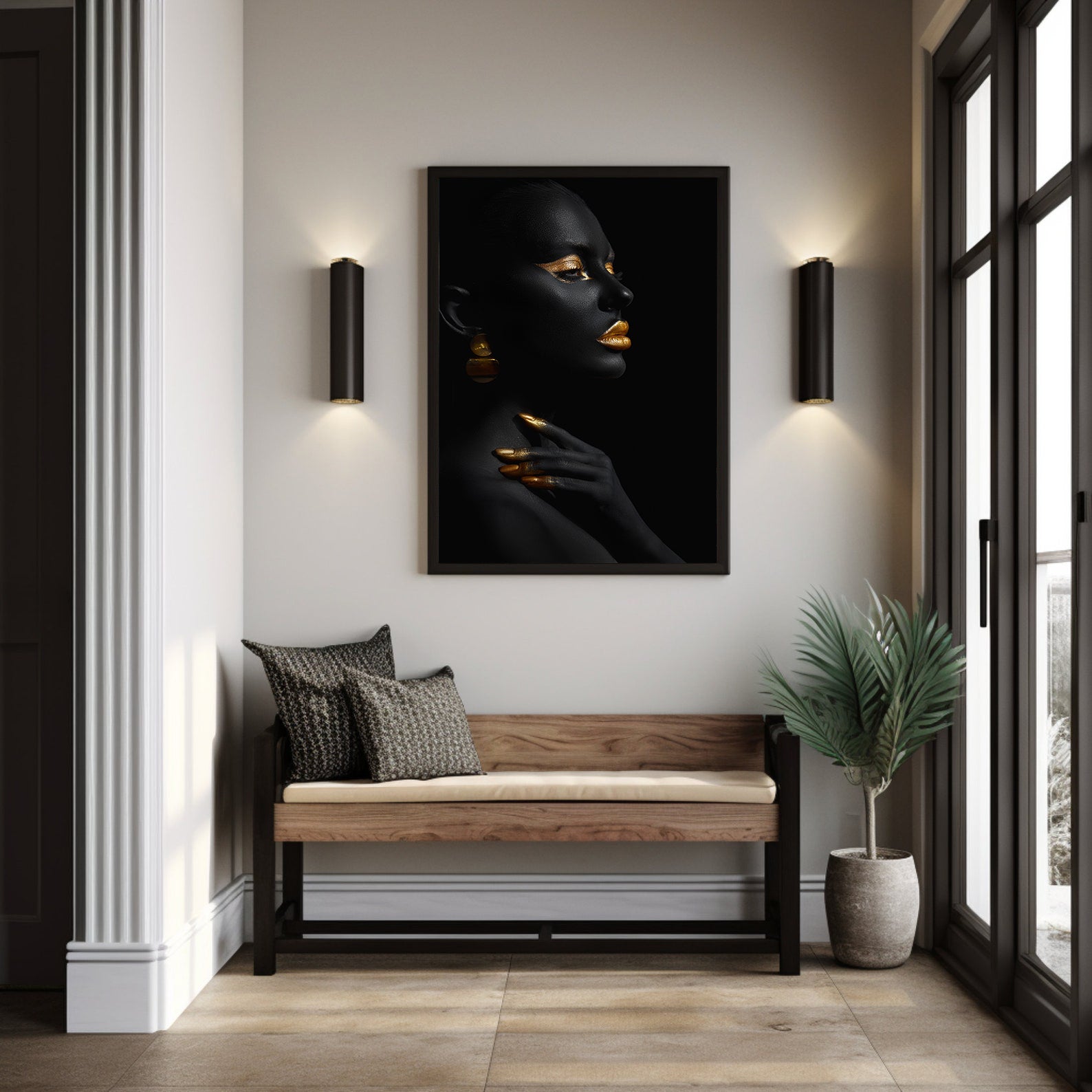 Tablou Canvas - Portret Femeie Africană