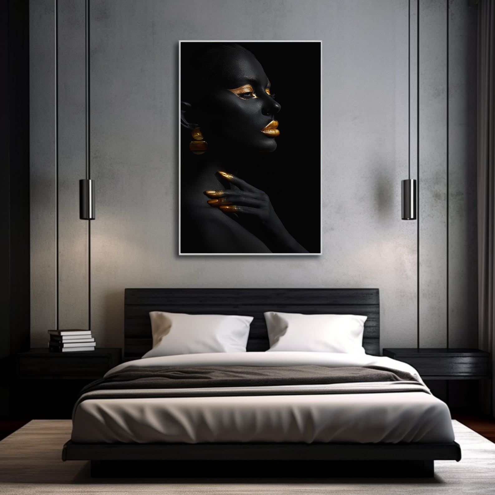 Tablou Canvas - Portret Femeie Africană