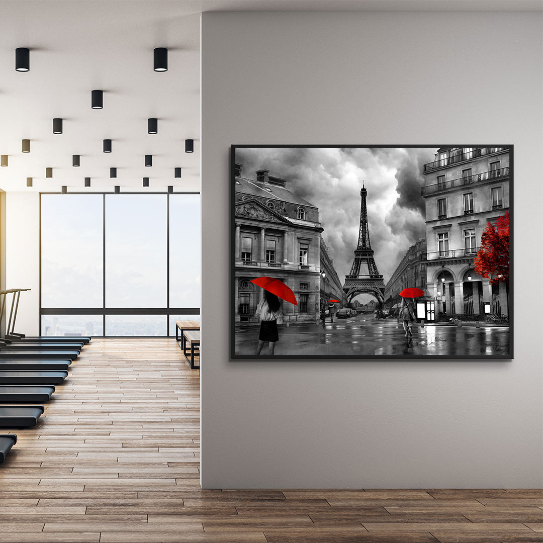 Tablou Canvas - Paris Alb Negru