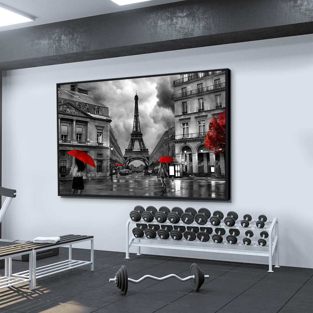 Tablou Canvas - Paris Alb Negru