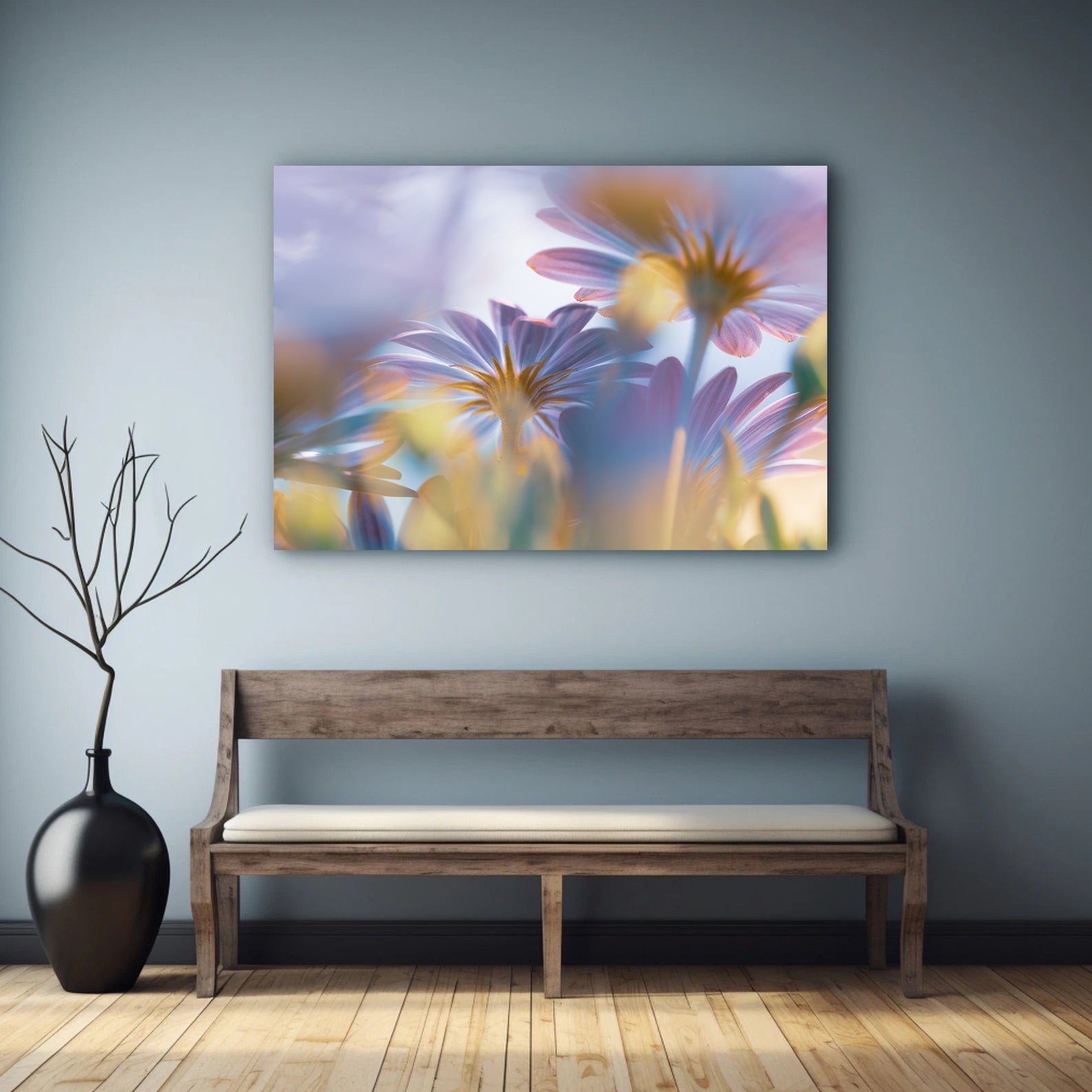 Tablou Canvas - Flori Roz