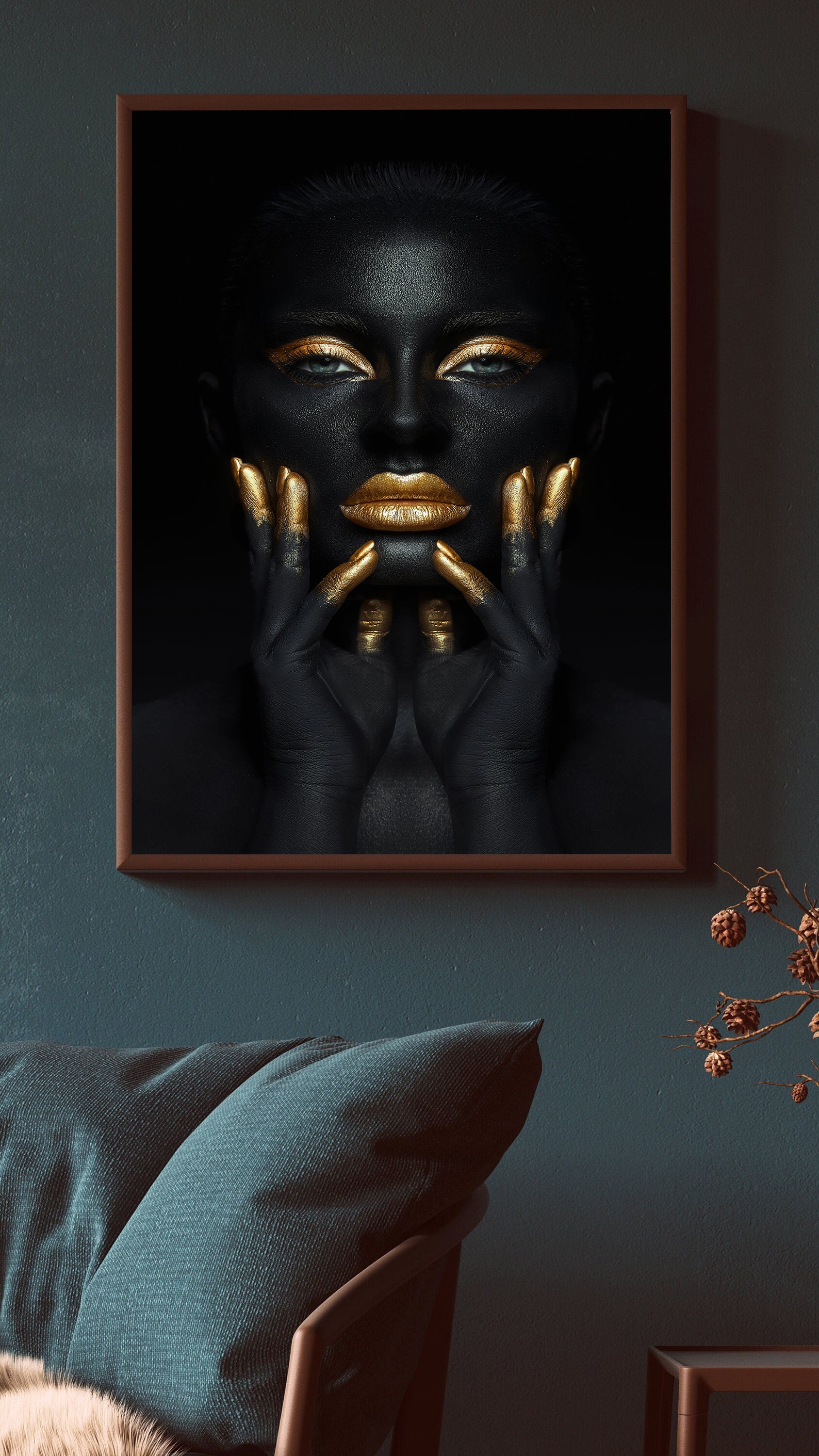 Tablou Canvas - Portret Femeie Africană