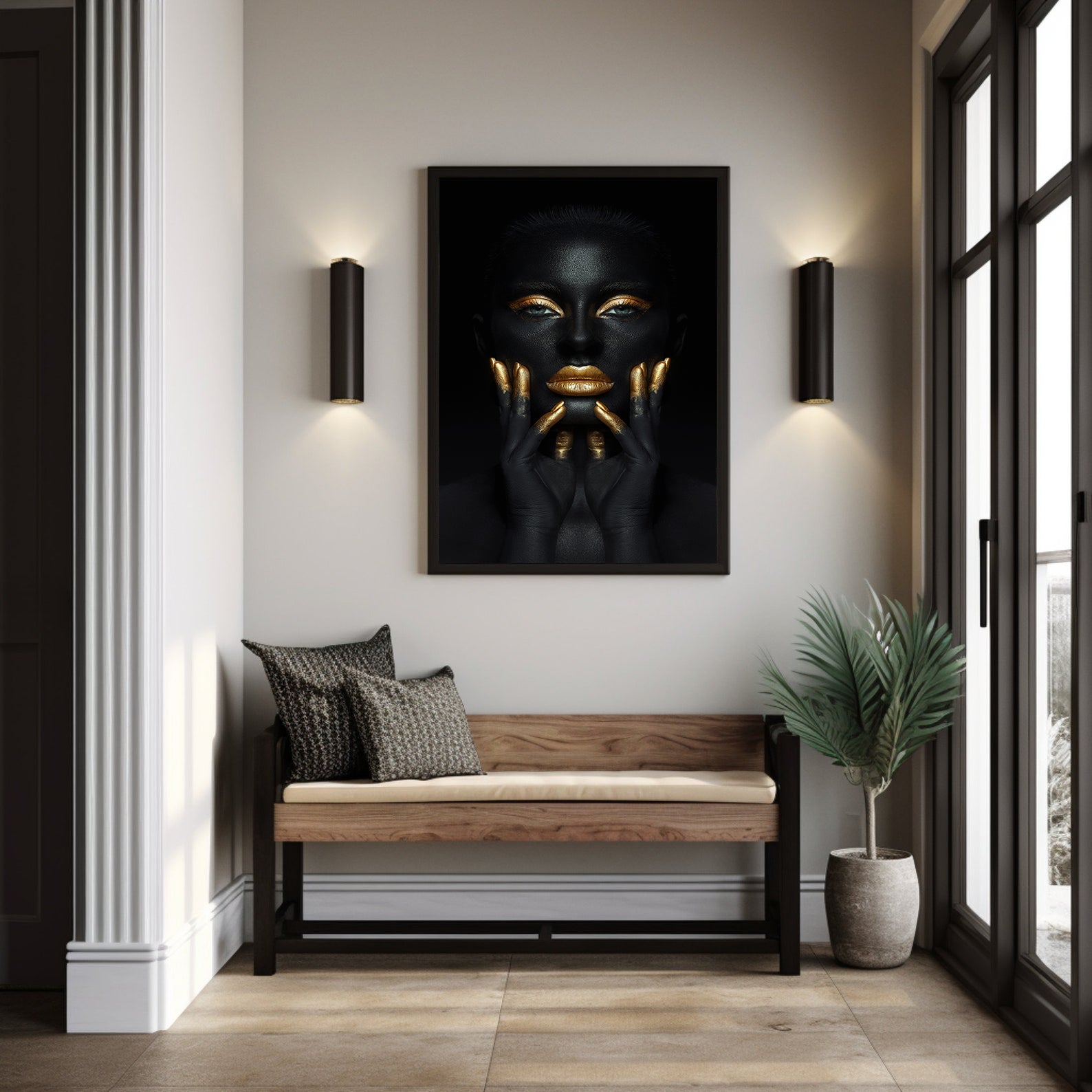 Tablou Canvas - Portret Femeie Africană